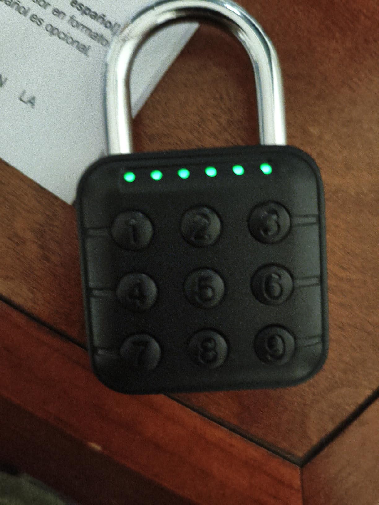 NexusLab Digital Padlock for Gym Locker & Outdoor Gate - IP67 Waterproof Electronic Combination Lock, Push Button Keypad, No App Needed. 6-Digit Smart Keyless Entry for School, Shed, Fence customer photo 2