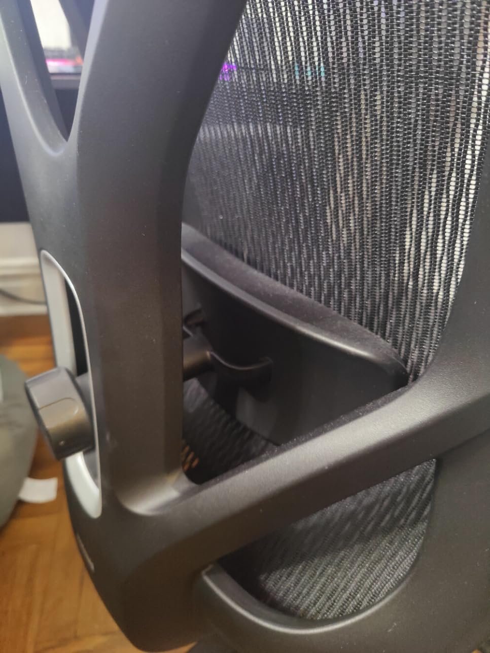 Ergonomic Office Chair, Mesh Computer Desk Chairs with BIFMA X5.1 Certified, Adjustable Lumbar Support, 3D Arm, Tilt Back, Wide Seat, Comfy Swivel Work Task Chair for Company and Home (Obsidian Black) customer photo 2