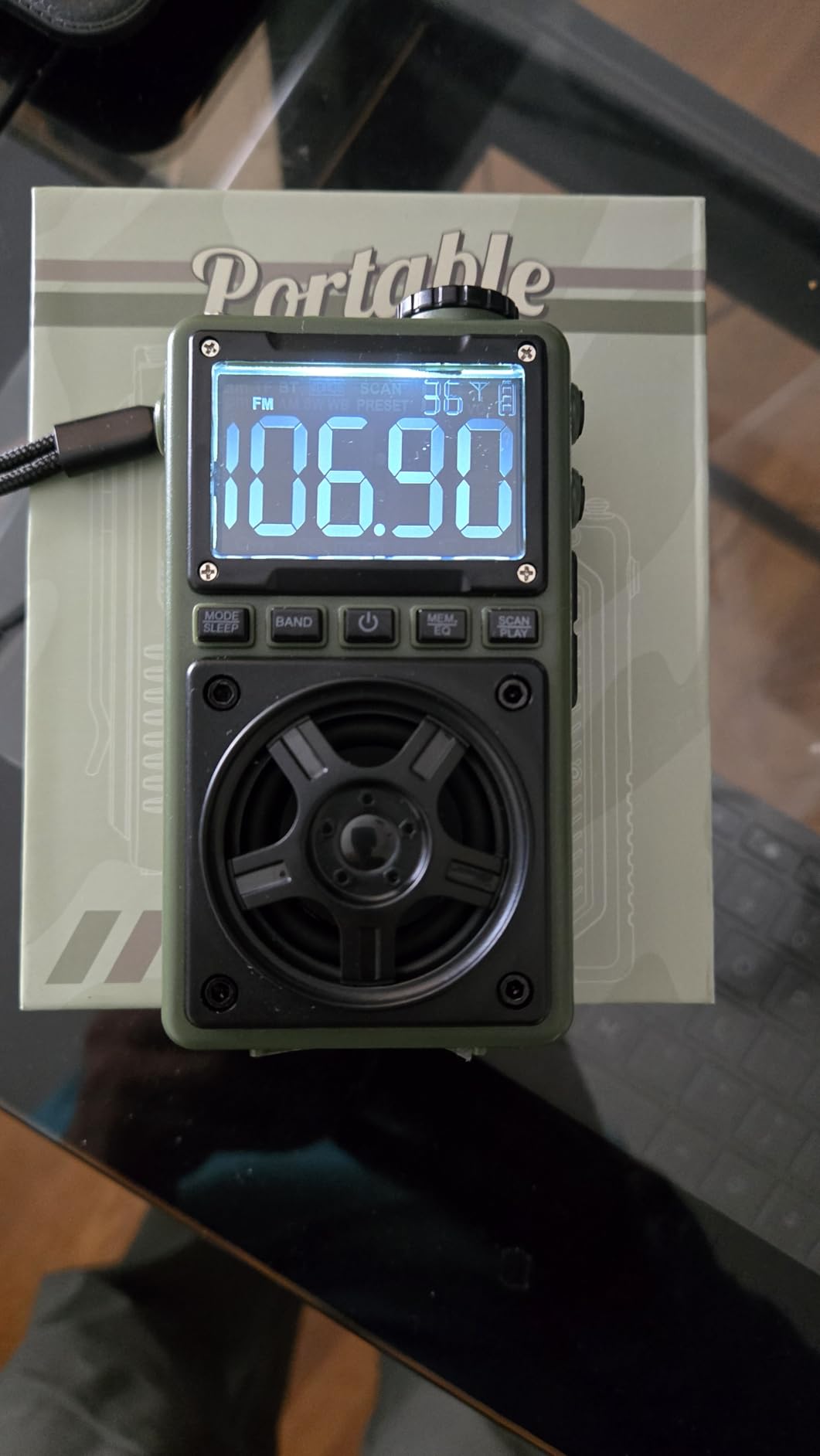 AM FM Shortwave Radio with NOAA Weather Alert,1250mAh Rechargeable Battery customer photo 1