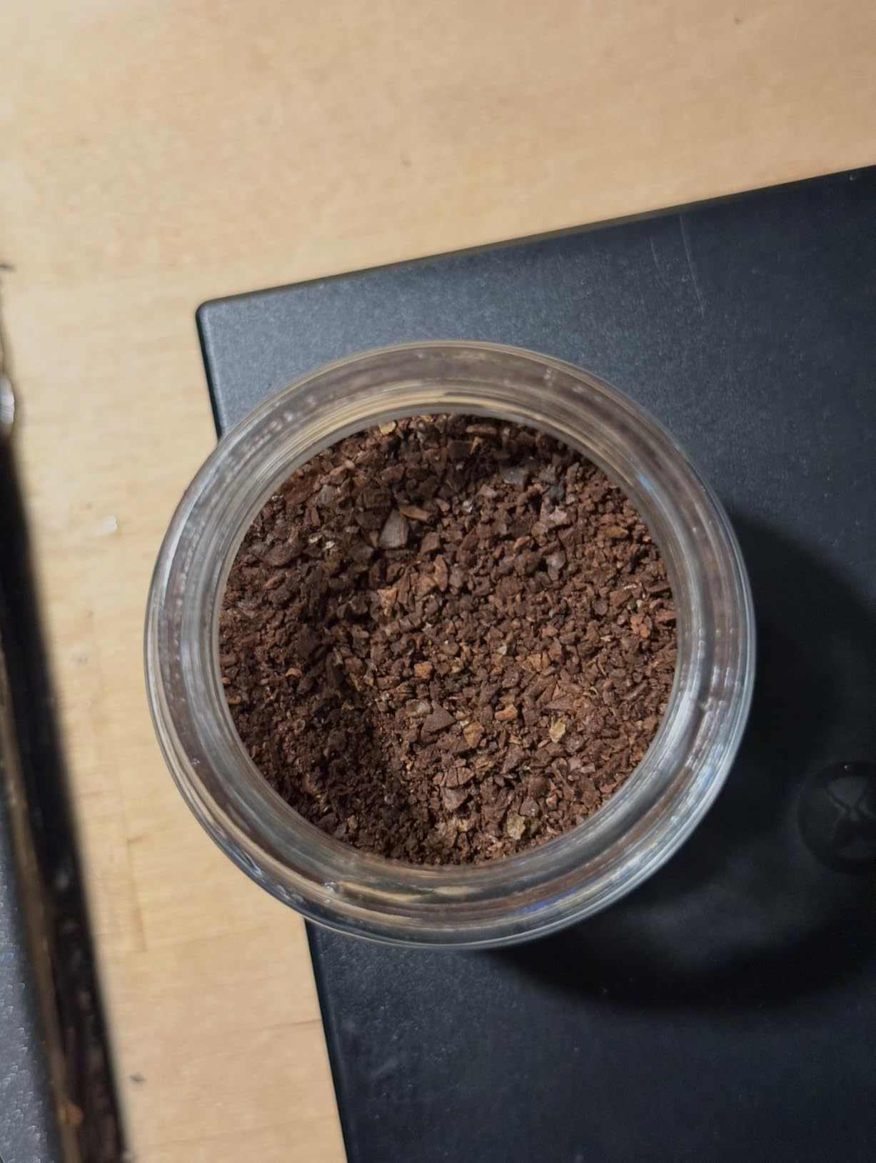 CEVING Mini Manual Coffee Grinder With 40 Adjustable Settings, Black customer photo 1