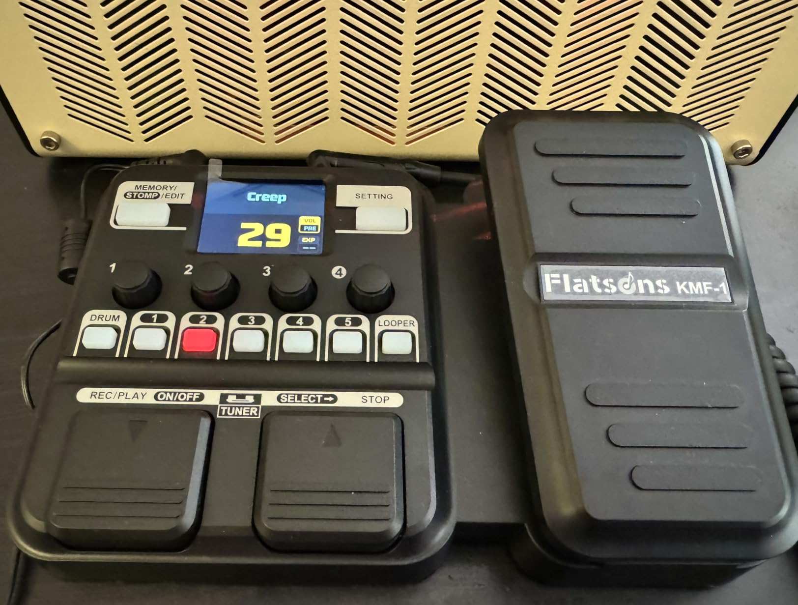 Flatsons KMF-1 Multi-Effects Guitar Pedal with 77 Practice Effects customer photo 1