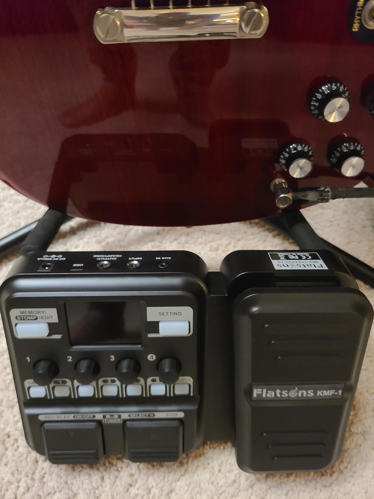 Flatsons KMF-1 Multi-Effects Guitar Pedal with 77 Practice Effects customer photo 2