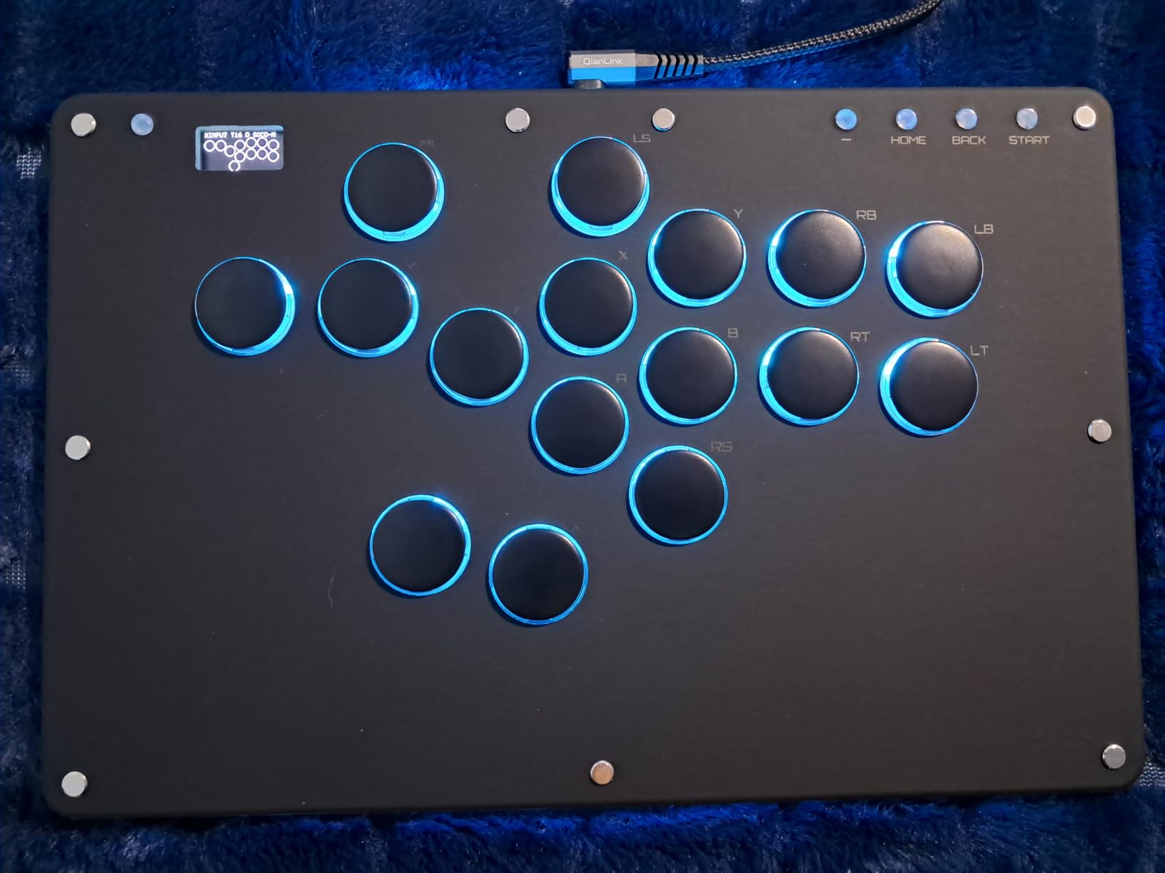 Haute42 T16 Pro Leverless Arcade Stick, Hot-Swap 16-Key Controller (Black) customer photo 1