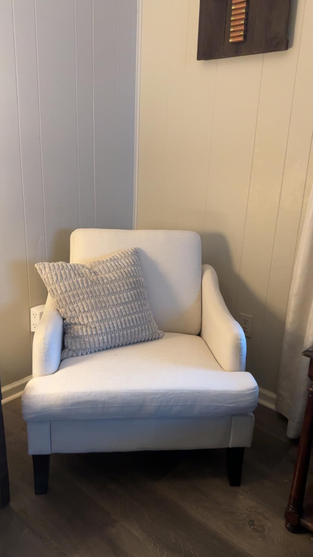 VINGLI Accent Chair, Small Cozy Upholstered Armchair, Compact Reading Chair customer photo 2