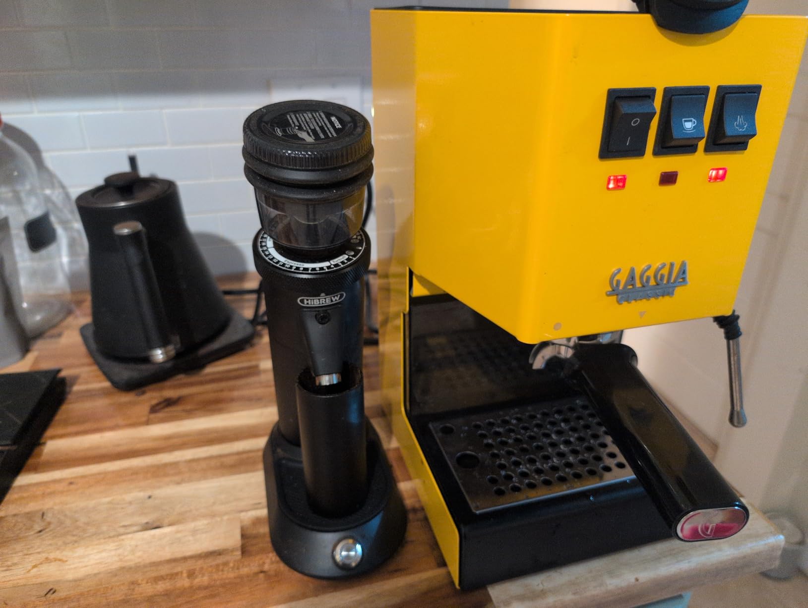HiBREW G5 Electric Burr Coffee Grinder, Aluminum Body, Single Dose, Black customer photo 1