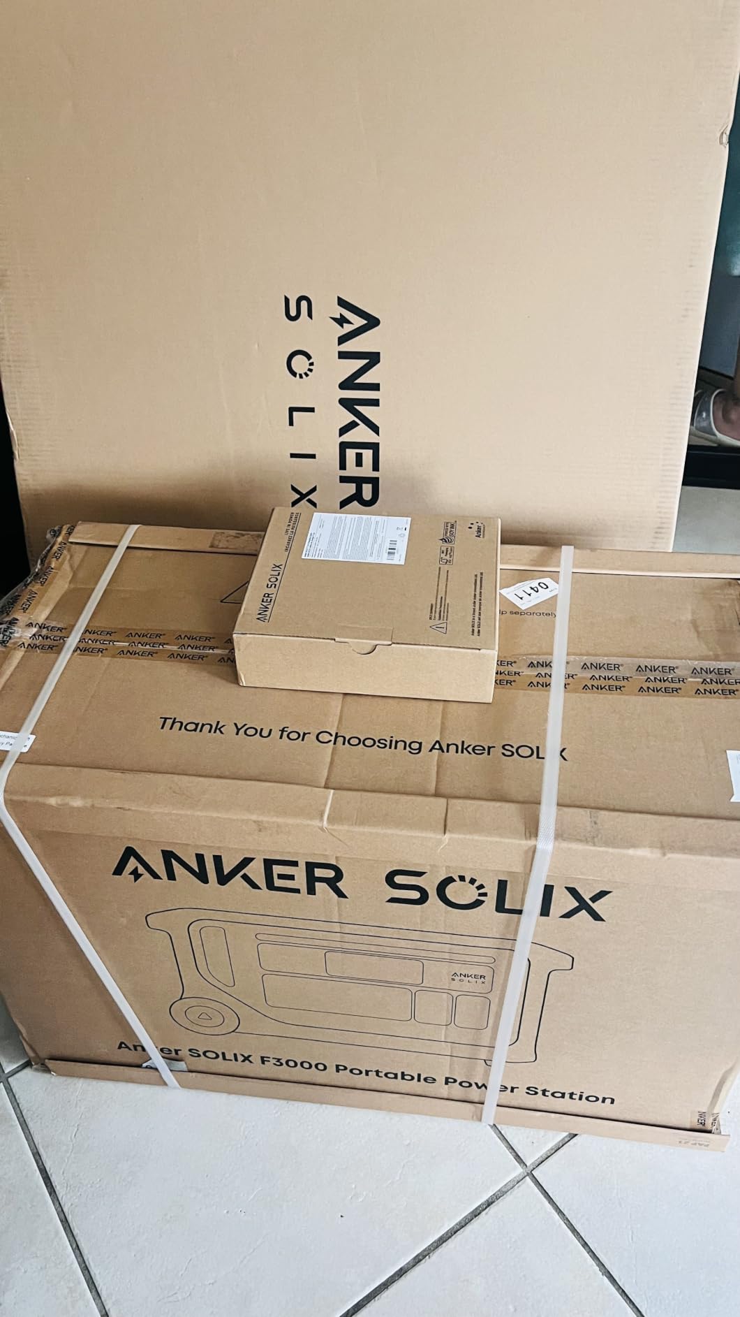Anker SOLIX F3000 Portable Power Station and Expansion Battery, 3,072Wh customer photo 2