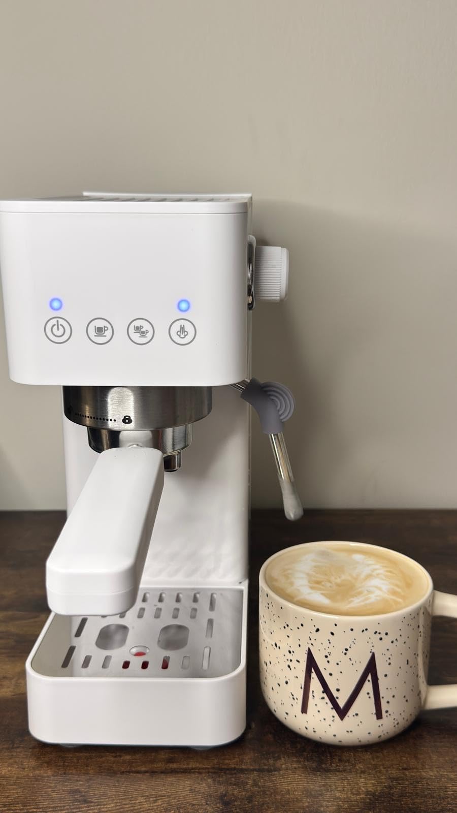 AMZCHEF Compact Espresso Machine 20 Bar, Americano, Latte & Cappuccino customer photo 2