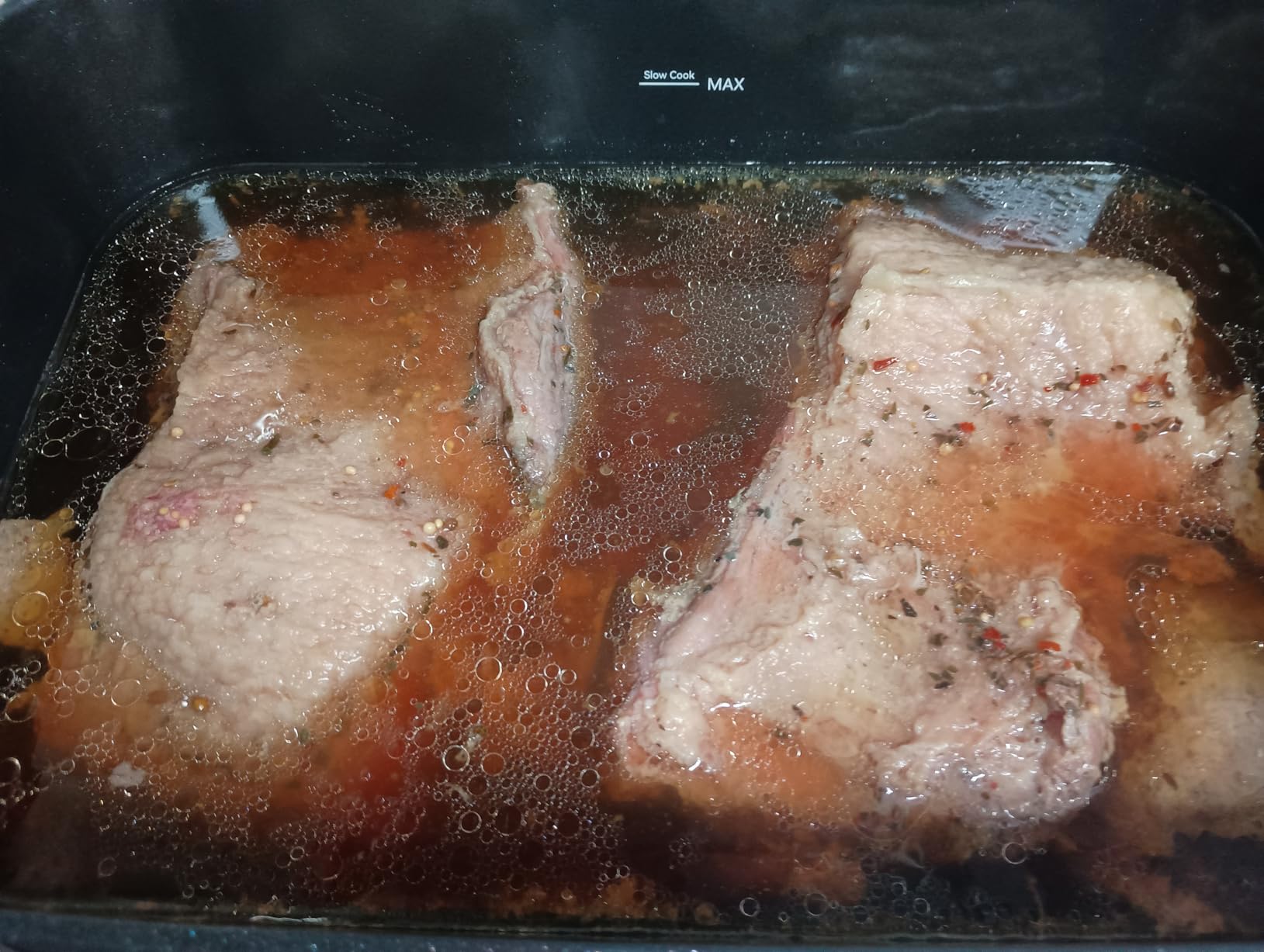 Slow Cooker 10-Quart - PFOA-Free Ceramic Coating, Oven Safe to 450°F | Keep Warm Function for Large Family Gatherings (Includes Silicone Spoon) customer photo 2