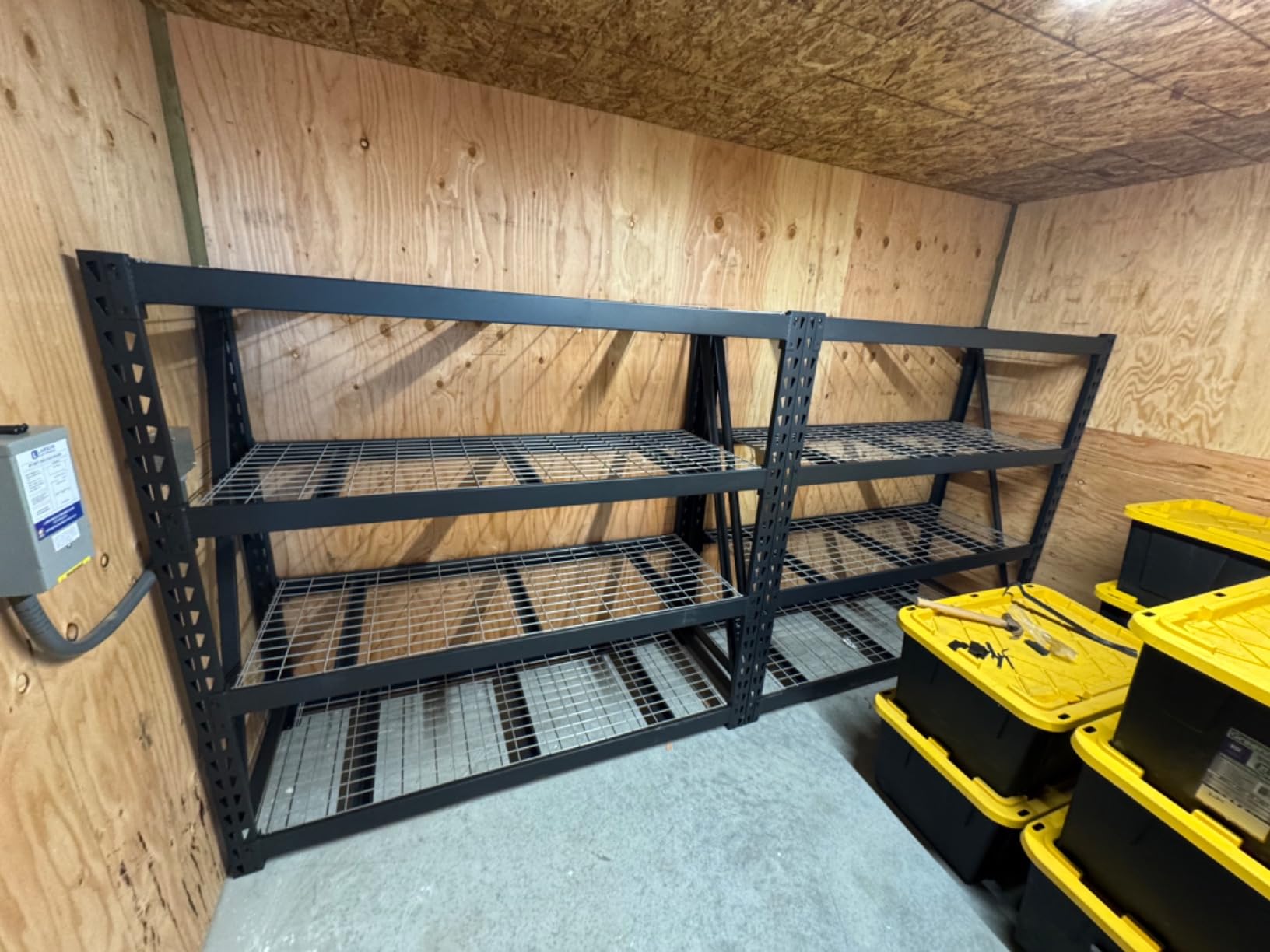 WORKPRO 77-Inch Garage Utility Shelving, 6400 lb Heavy-Duty Rack customer photo 1