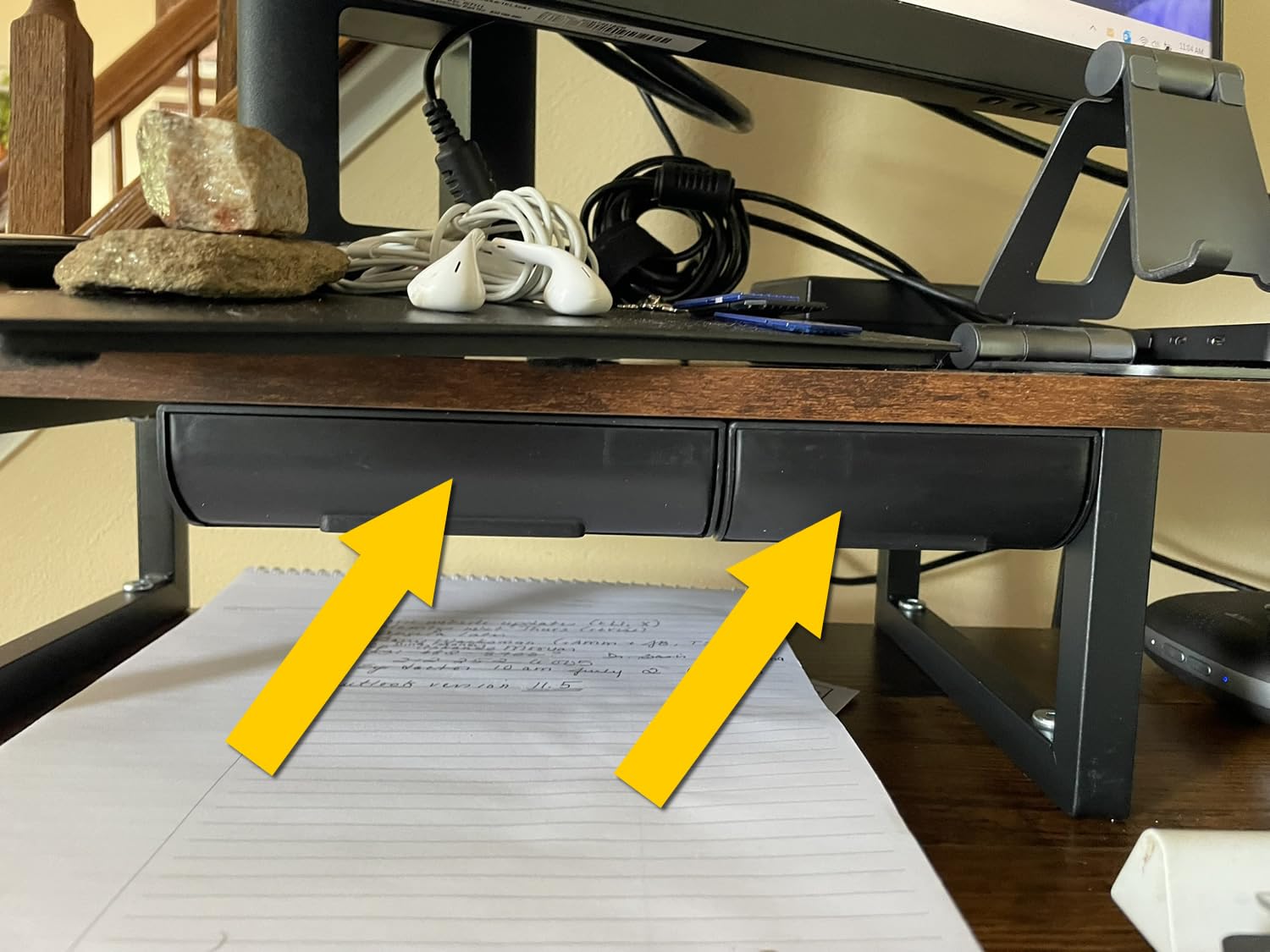 KLUVIS Electric Standing Desk, 32 Inch, Black customer photo 1