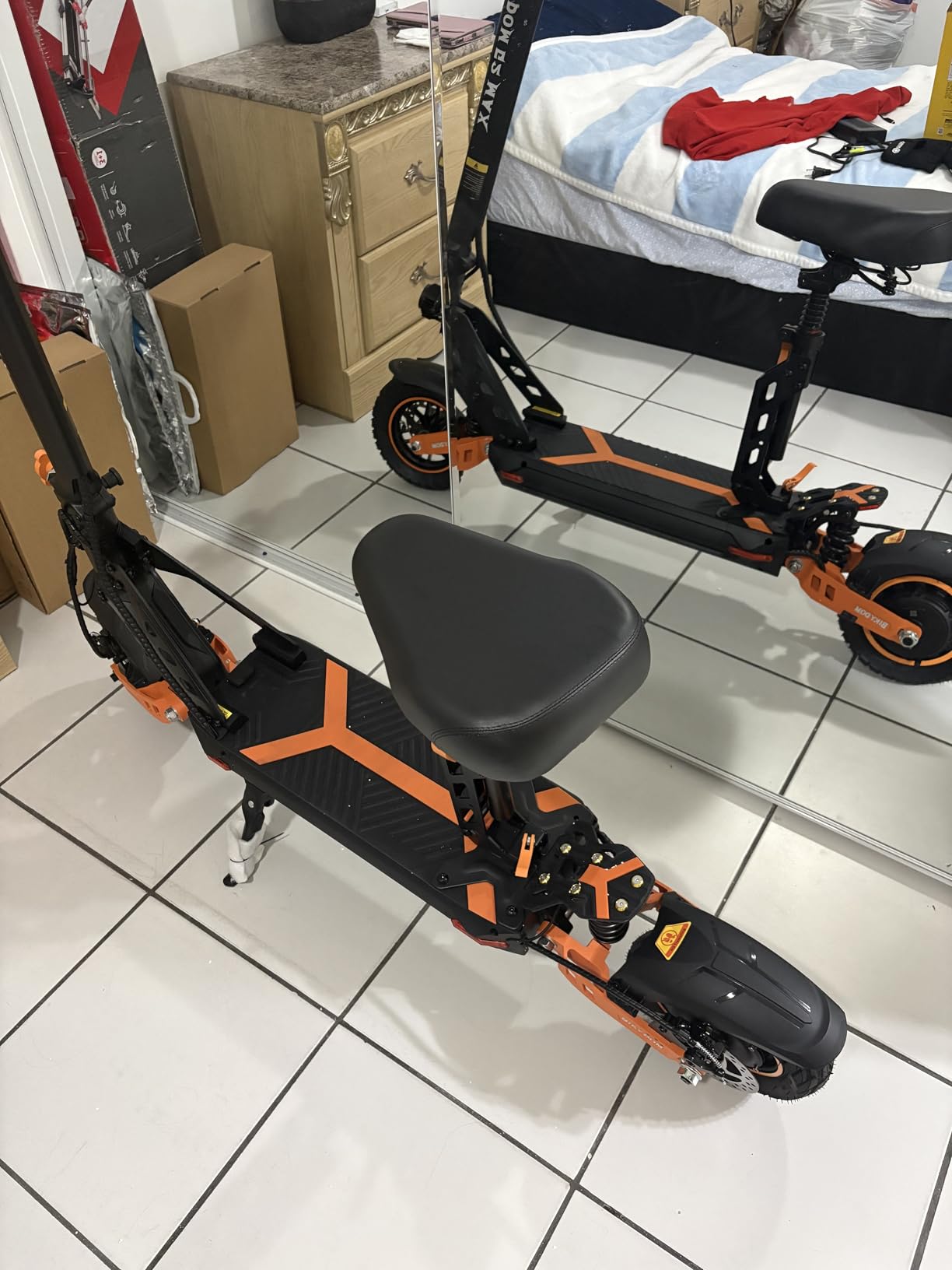 Electric Scooter Adults 1600/4000/6000W Motor 50 Miles Long Range & 40/45/50 MPH Top Speed 10
