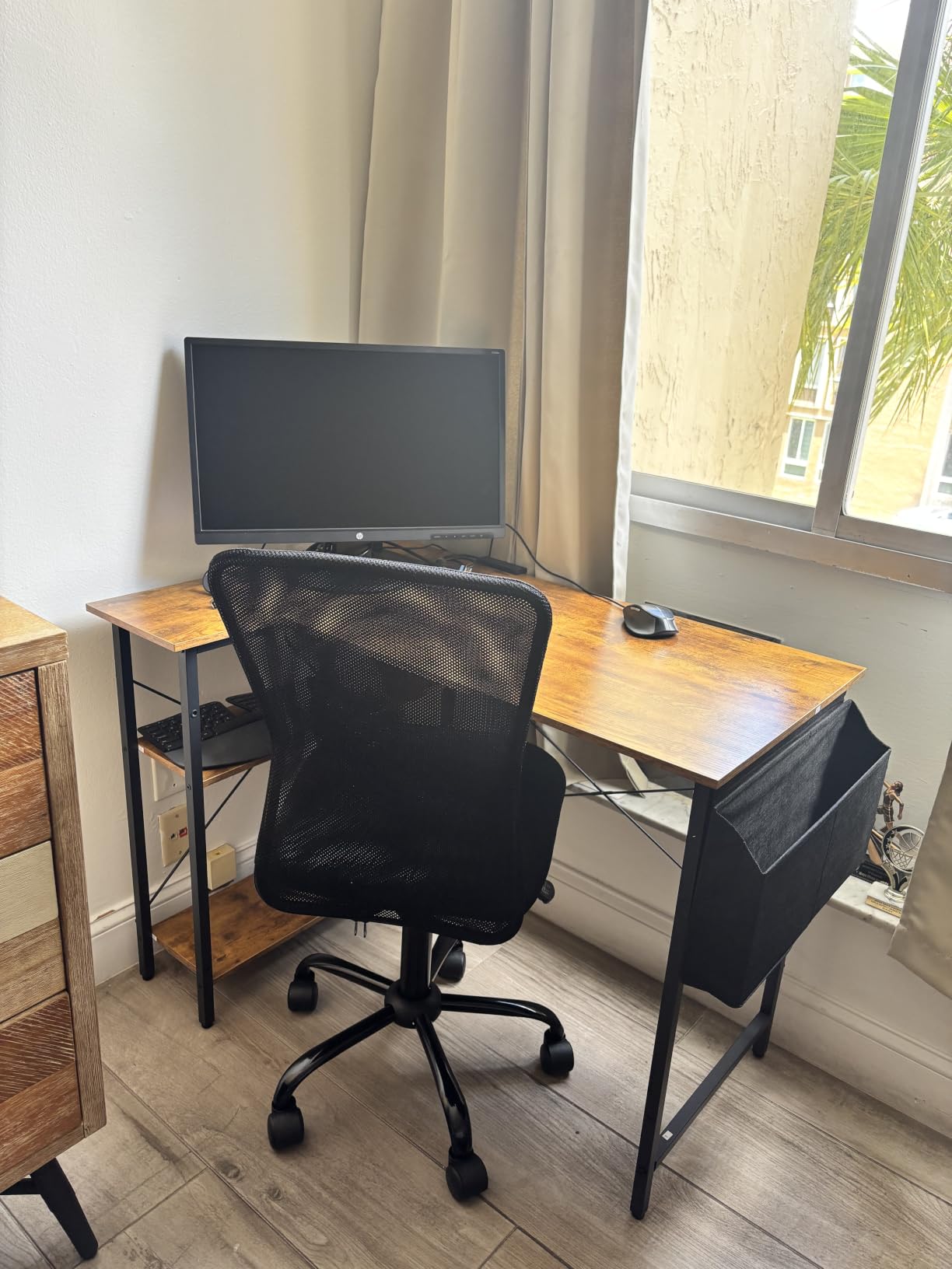Mericonia 55 in L Shaped Gaming Desk, Large Corner Desk with Monitor Stand customer photo 1