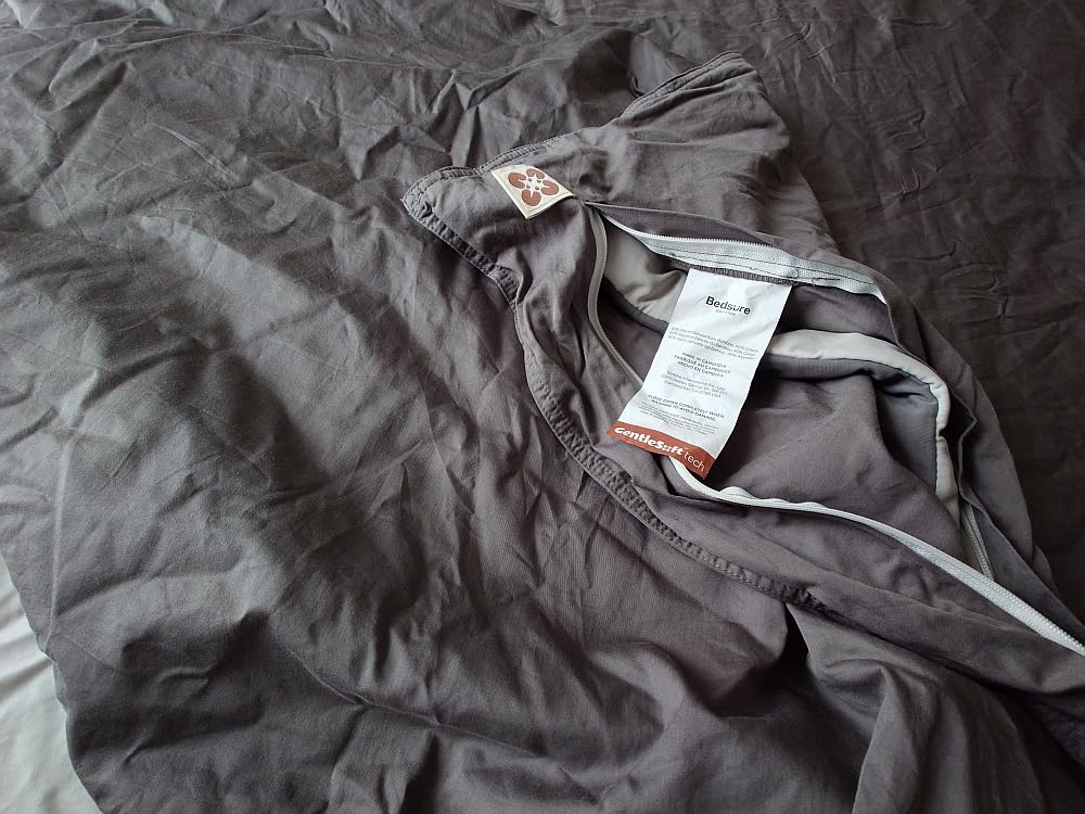 Bedsure PureWoven Cooling Duvet Cover, Ideal for Hot Sleepers, Queen Size customer photo 1