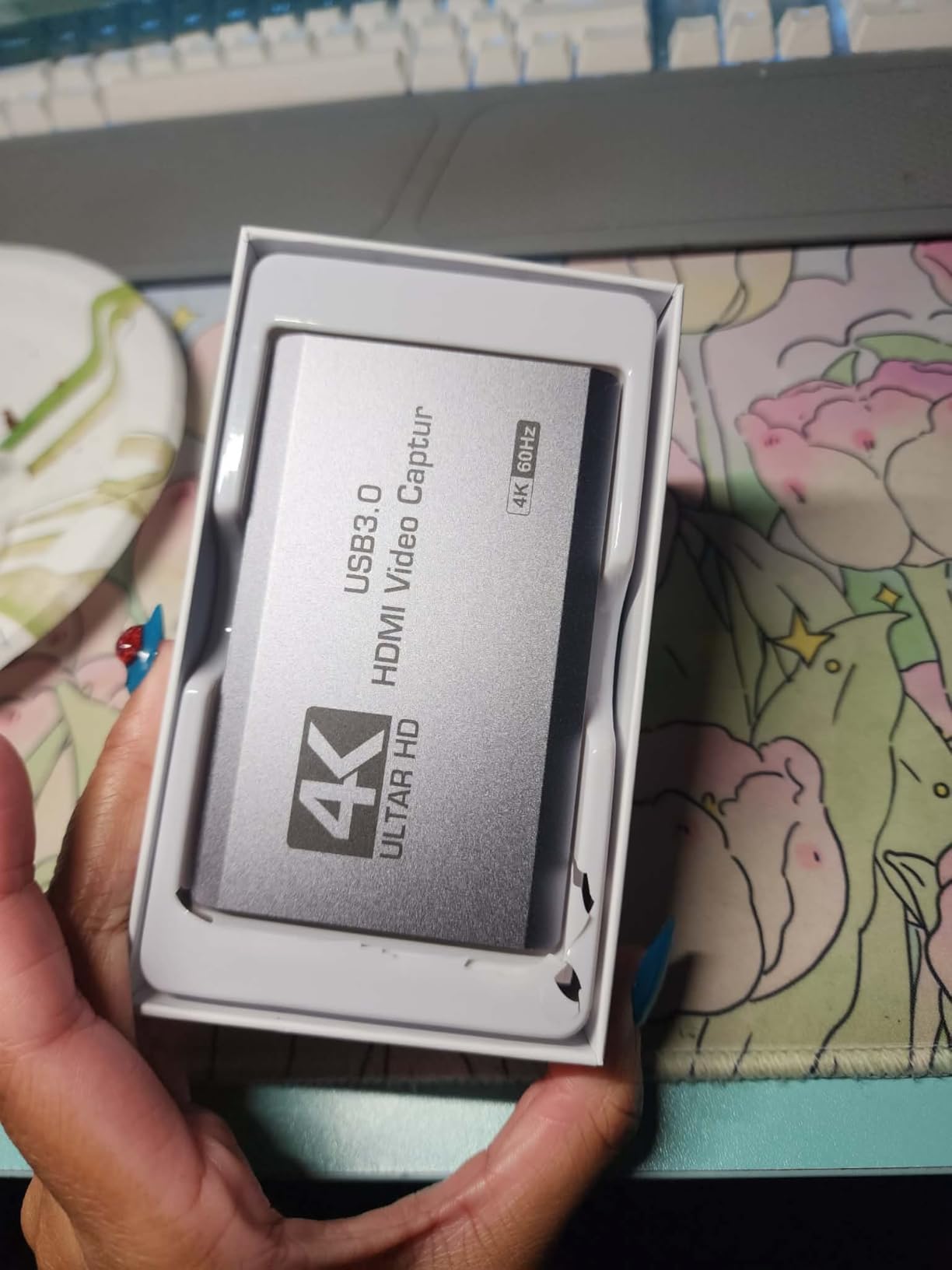 XIIXMASK USB 3.0 HDMI Capture Card, 4K60FPS Capture with Pass-Through customer photo 2