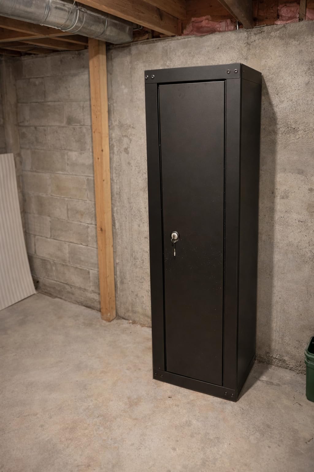 Goplus 8 Gun Safe, Fireproof Large Gun Safes for Rifles and Pistols w/Storage Shelf, Gun Racks, Door Lock & 2 Keys, Quick Access Long Gun Cabinet for Home Rifle & Shotguns, 17