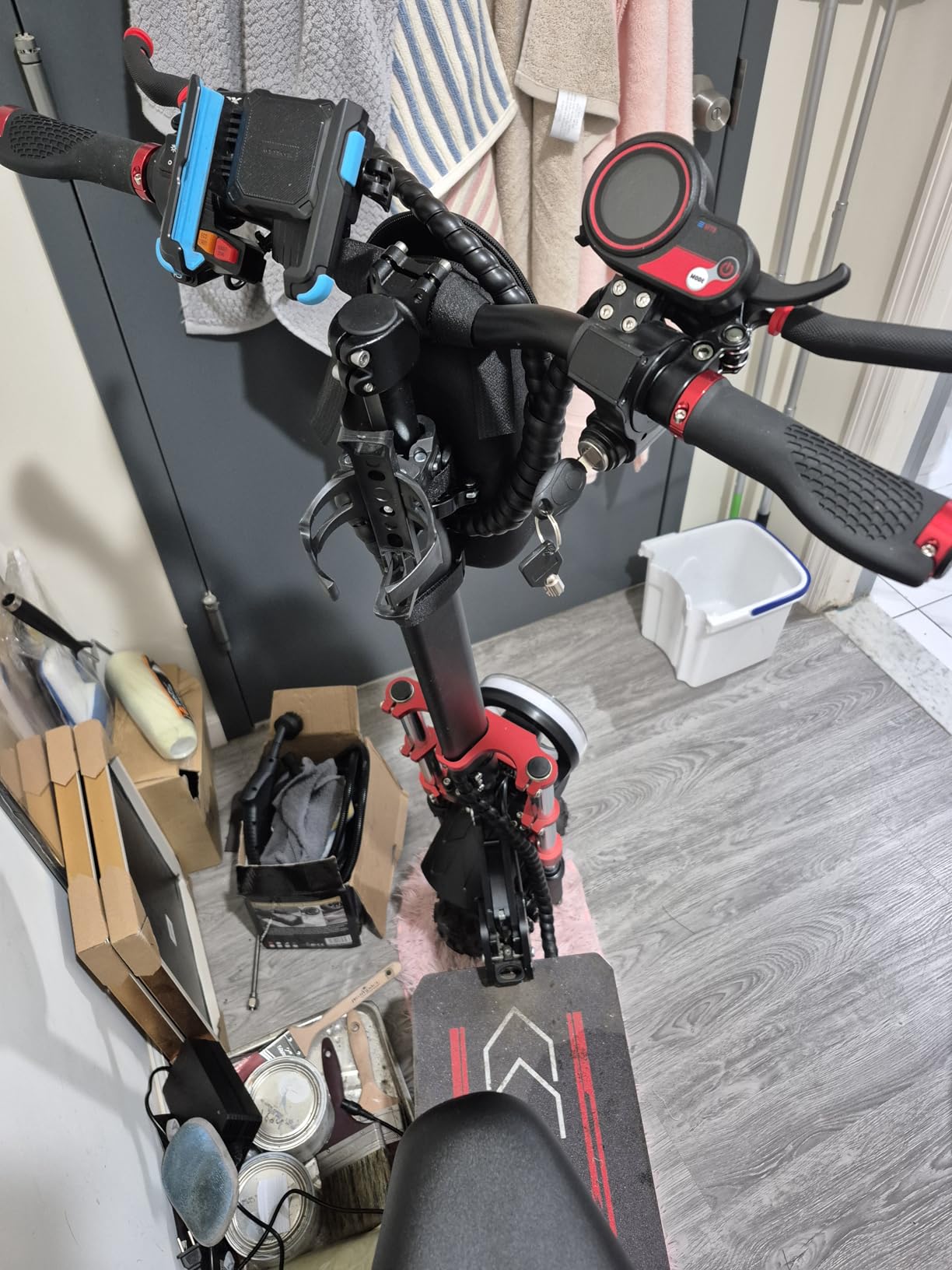 Adult Electric Scooter 11-inch Fast 5600W Up to 40-50 Miles | Off-Road Dual-Drive Fast 50-Mile Range,Foldable 500 lbs Load Capacity with seat customer photo 1