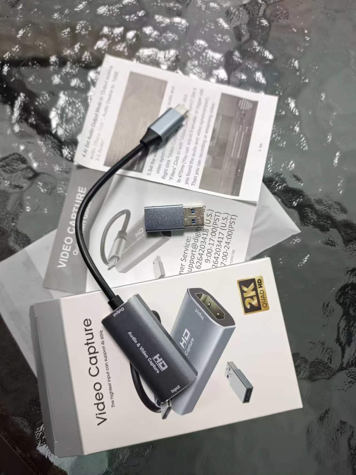 Video Capture Card, 4K USB3.0 HDMI to USB C, 1080P60FPS HDMI Capture Card for Streaming, Gaming, Video Recording Compatible with Switch, Xbox, PS4/5, OBS,iPad Mac OS Windows,Camera, Zoom(Silver) customer photo 2