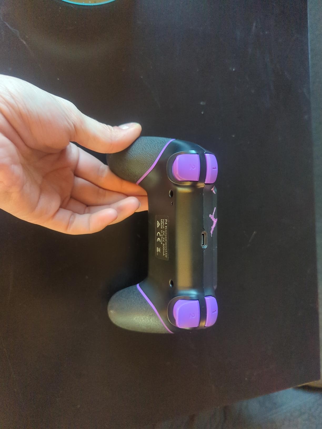 VidPPluing Wireless Controller Compatible with PS5/Android/IOS/MAC/Steam Deck, Gamepad with LED Lighting/Hall Effect Trigger/Turbo/Macro/Dual Vibration/3.5mm Headset Jack/1500 mAh Battery customer photo 2