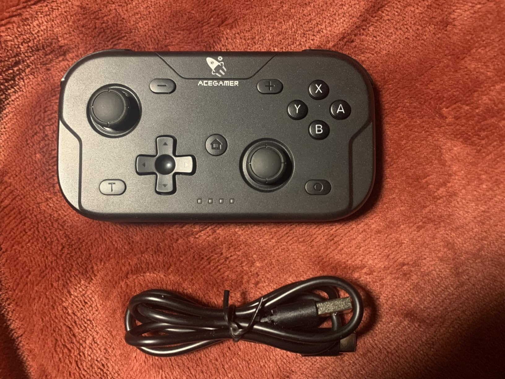 AceGamer Wireless Pocket Controller for Nintendo Switch/Switch 2/Android/iOS/PC/Steam Deck/Phone,1000Hz Polling Rate, Bluetooth Controller with Lift-and-Lock Joysticks/6-Axis Gyroscope/Turbo/Vibration (Black) customer photo 2