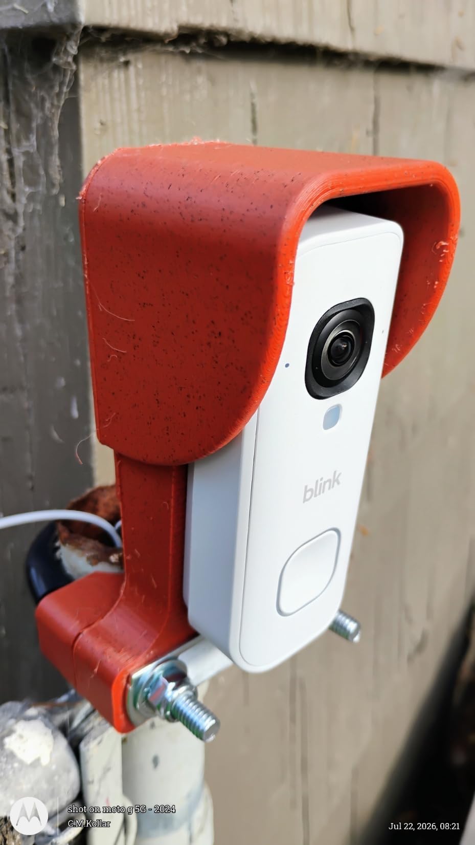 Blink Wired Doorbell 2K+ (newest model) — Head-to-Toe 2K video doorbell, continuous hardwired power, pair with Alexa or Blink Chime (sold separately) required for in-home alerts customer photo 1
