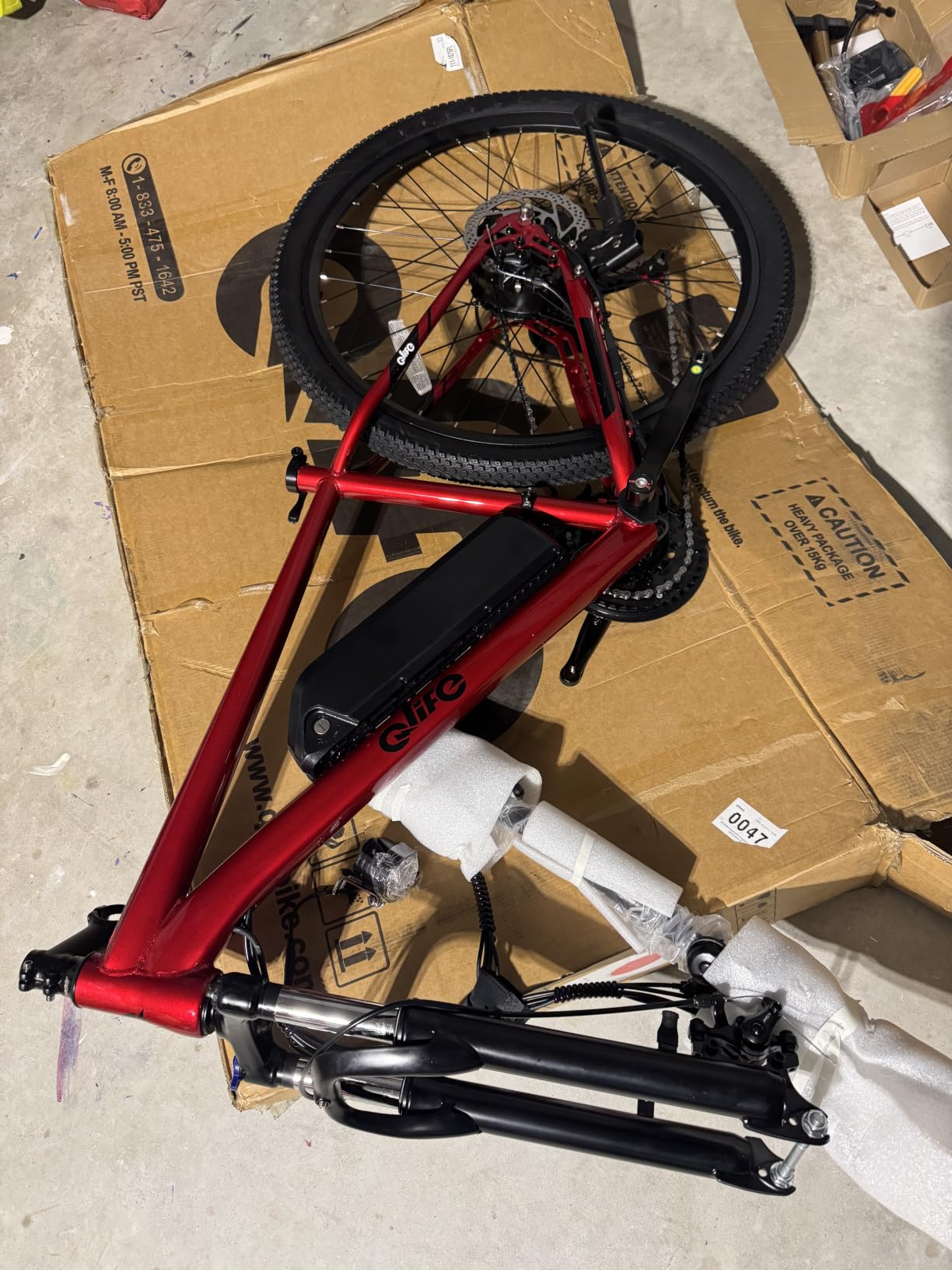 Qlife Racer/Racer Ultra Electric Bike for Adults, 1200W Peak Motor Ebike customer photo 2