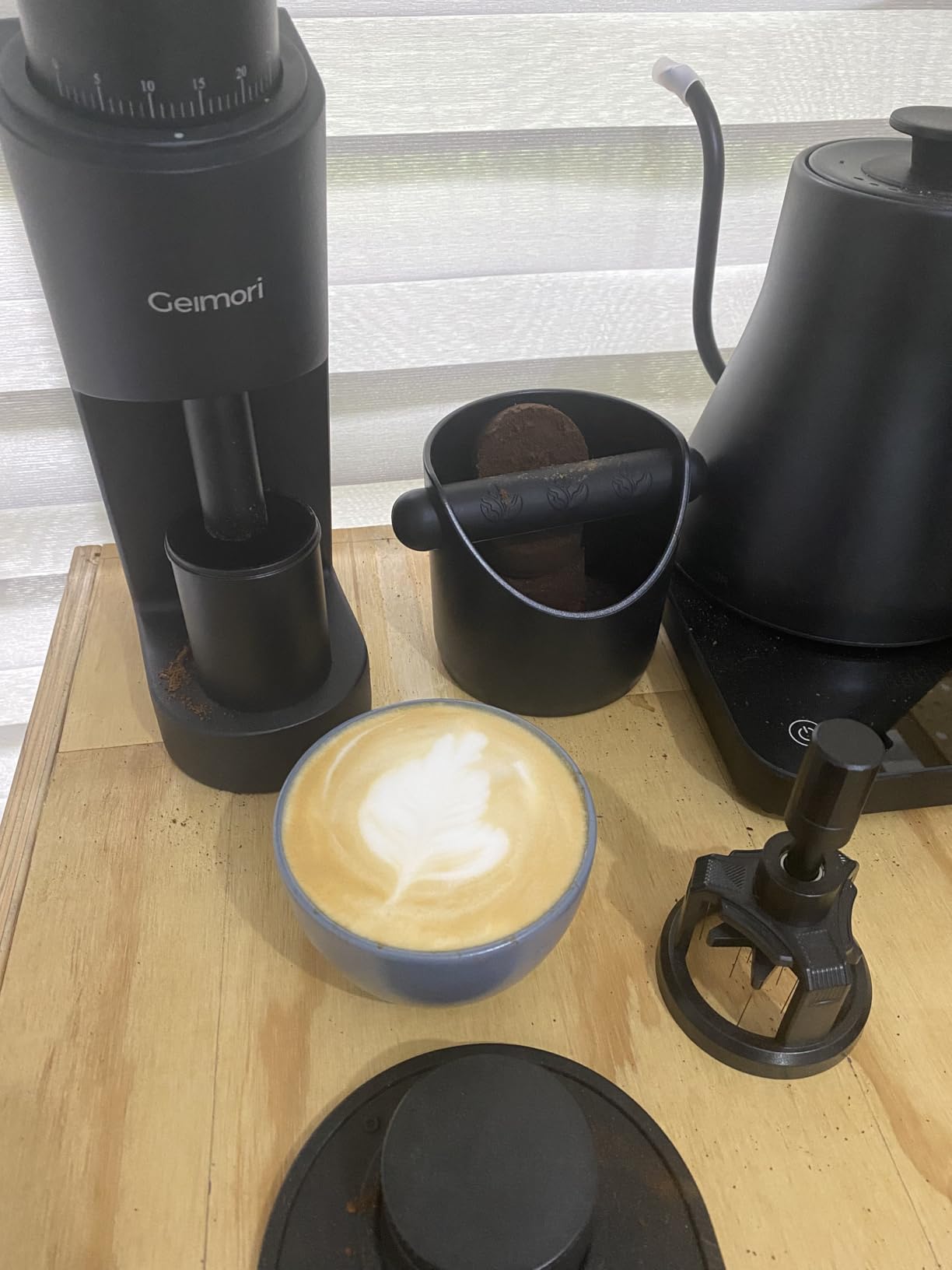 Geimori GU38 Coffee Grinder for Espresso&Drip,Conical Burr,Stepless Control customer photo 2