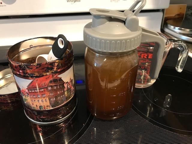 1 Gallon Cold Brew Coffee Maker, Mason Jar with Stainless Steel Filter customer photo 2