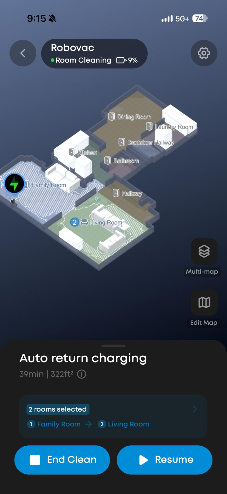 eufy Omni S2 Robot Vacuum and Mop Combo, 30,000 Pa, 99.99% Germ Removal customer photo 2