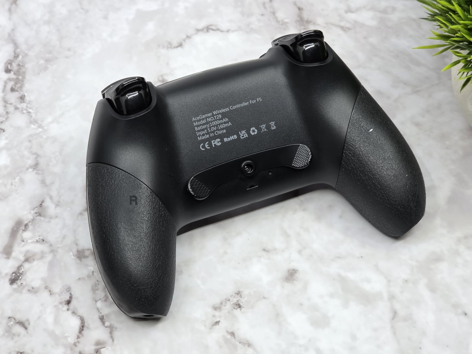 AceGamer Wireless Controller for PS5/Pro/Slim/PC, Hall Effect Joysticks, Macro/Turbo Function, Bluetooth Controller with 6-Axis Gyro/Dual Vibration/Touchpad/Ergonomic/Speaker/3.5mm Audio Jack! customer photo 1
