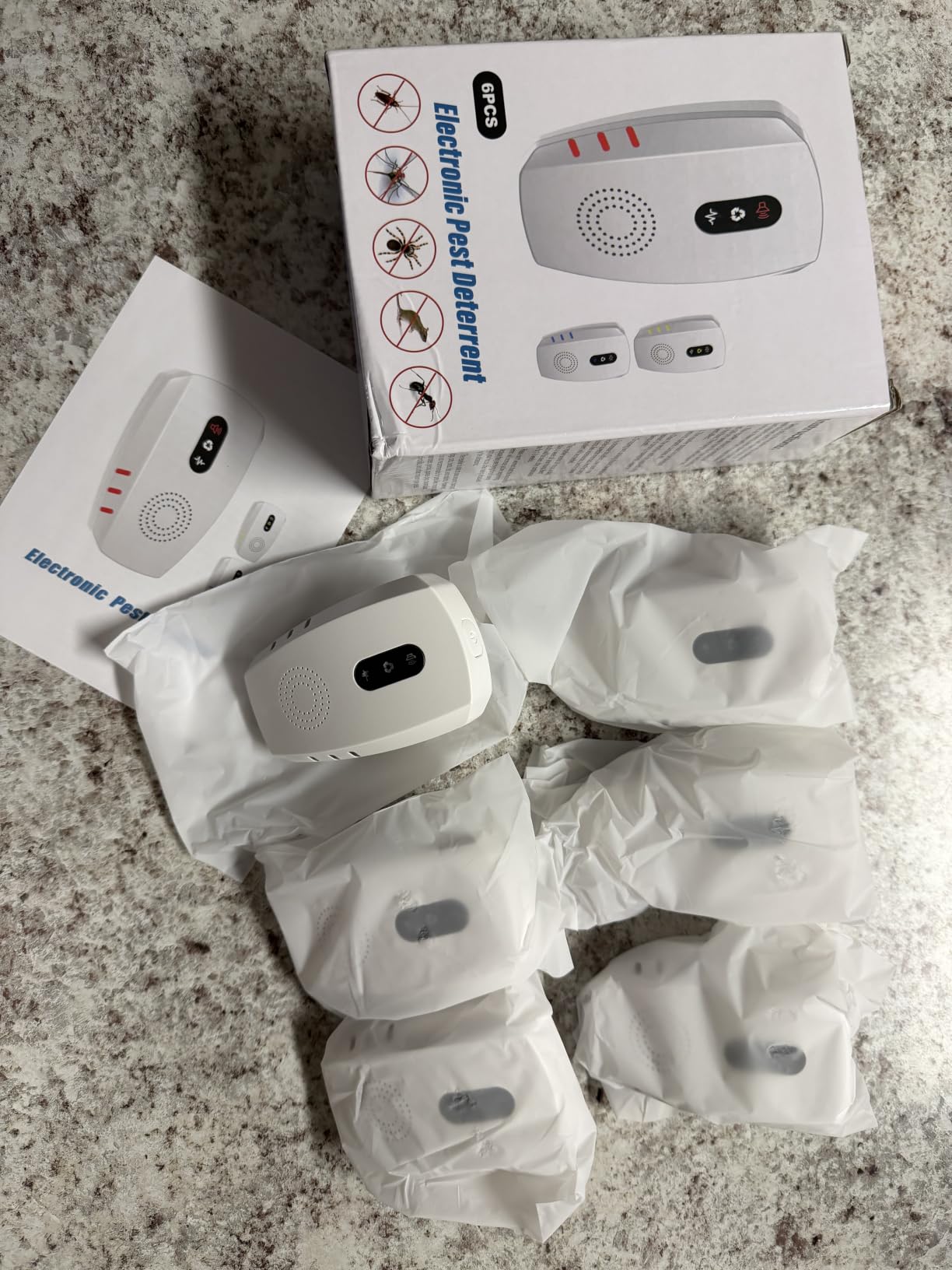2026 Upgraded Ultrasonic Indoor Pest Repeller, 3-Mode Mouse Traps, 6 Pack customer photo 1