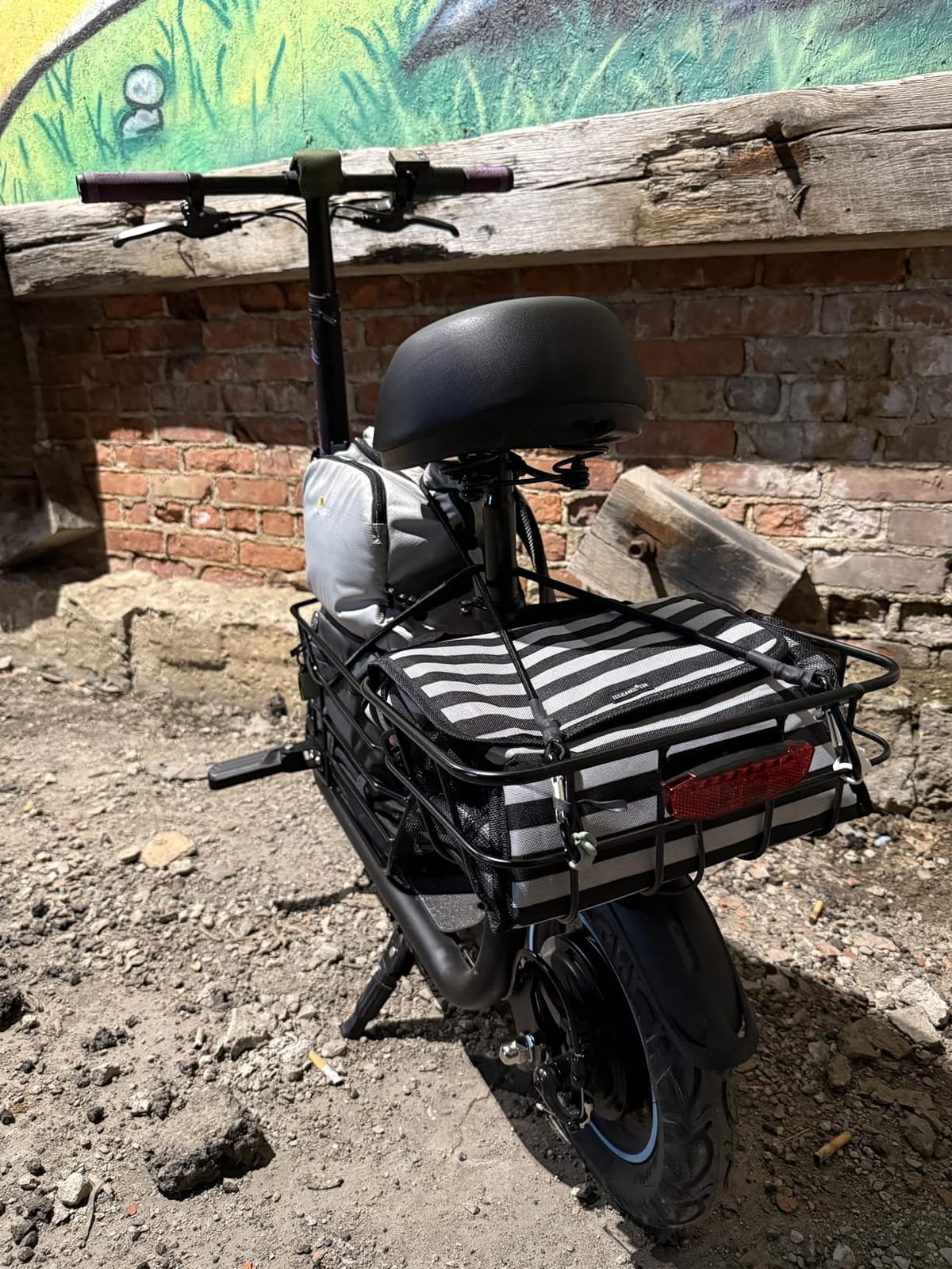 URBANMAX C1S Seated Electric Scooter,550W,18.6MPH,20 Miles,Dual Baskets customer photo 2