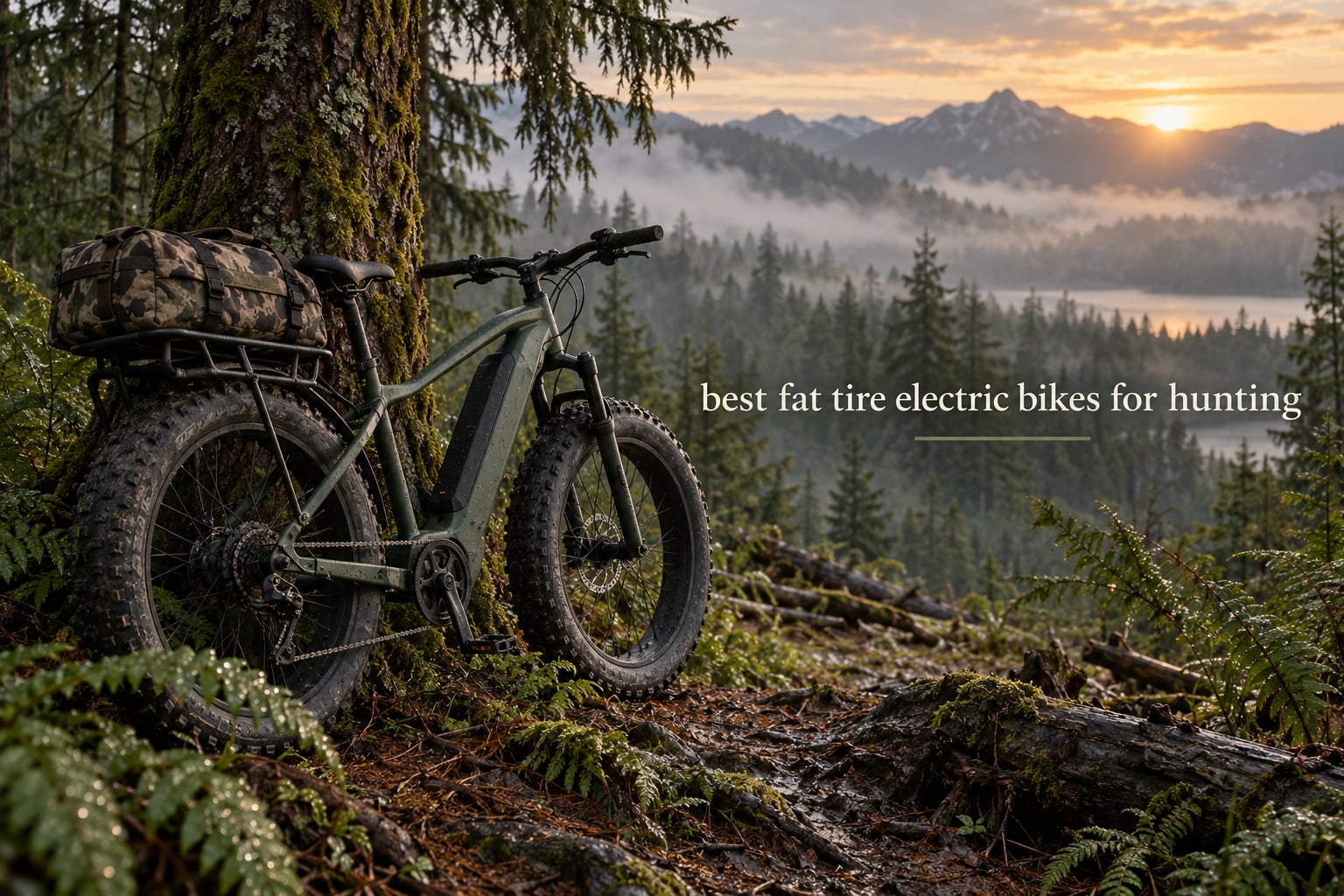 best fat tire electric bikes for hunting