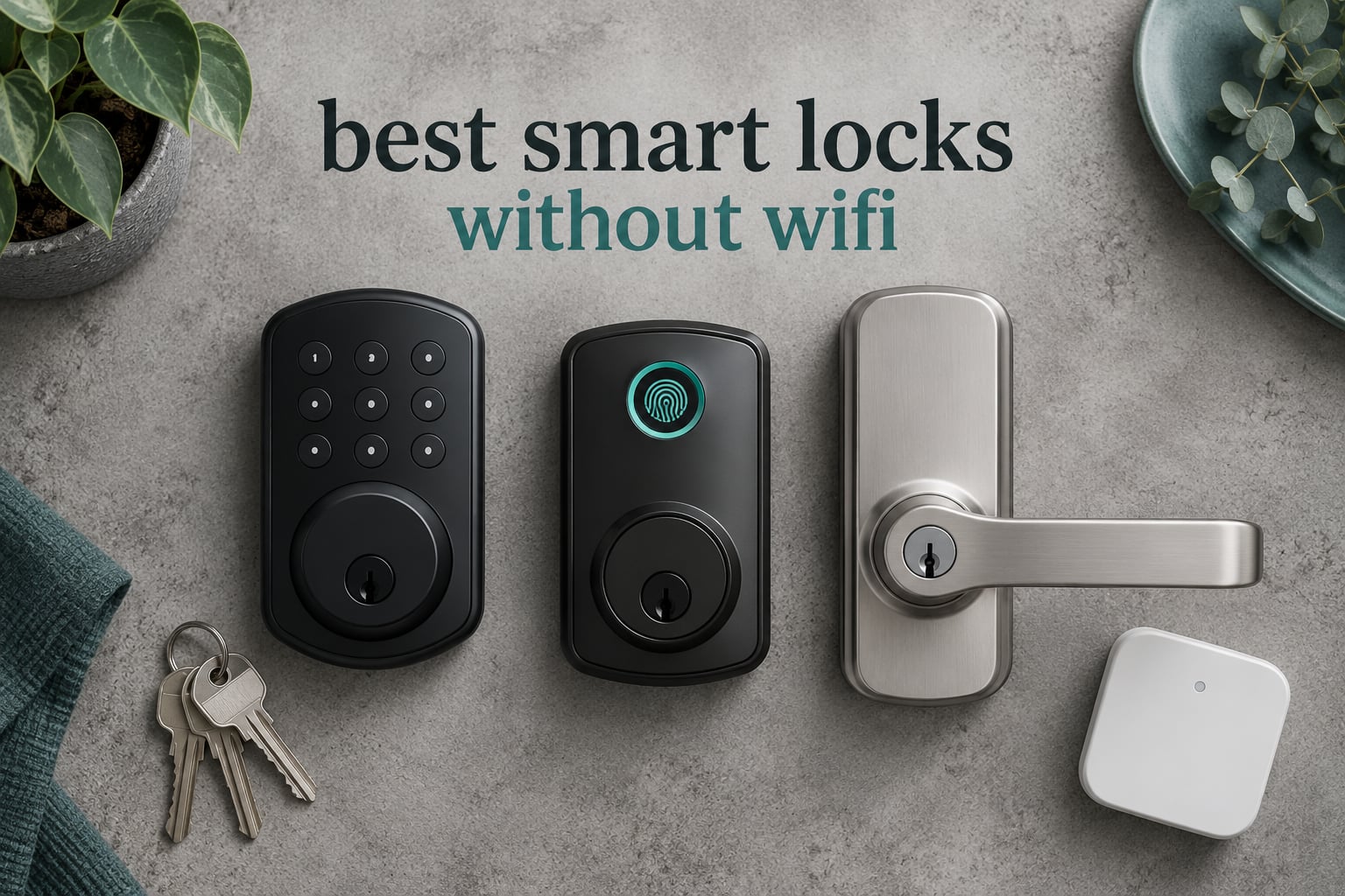best smart locks without wifi