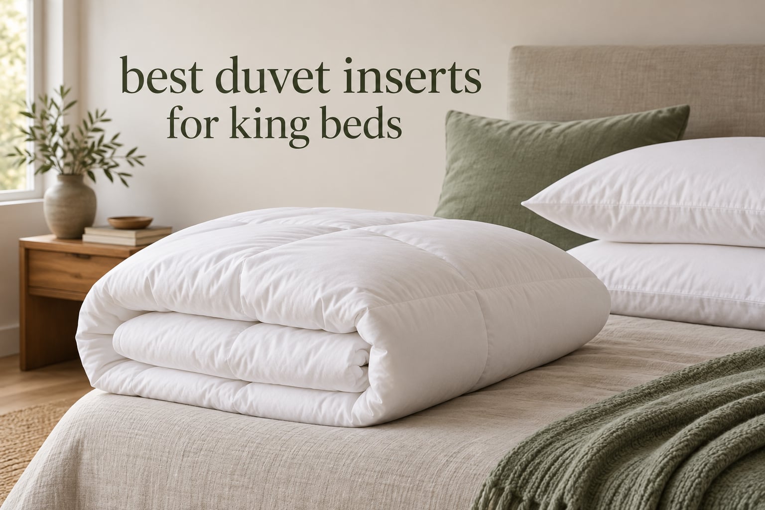 best duvet inserts for king beds