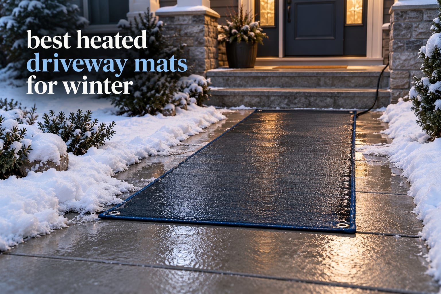 best heated driveway mats for winter