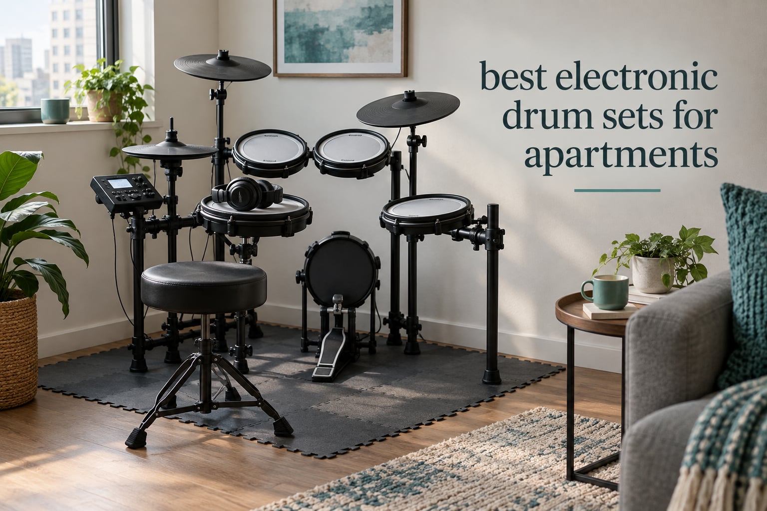 best electronic drum sets for apartments