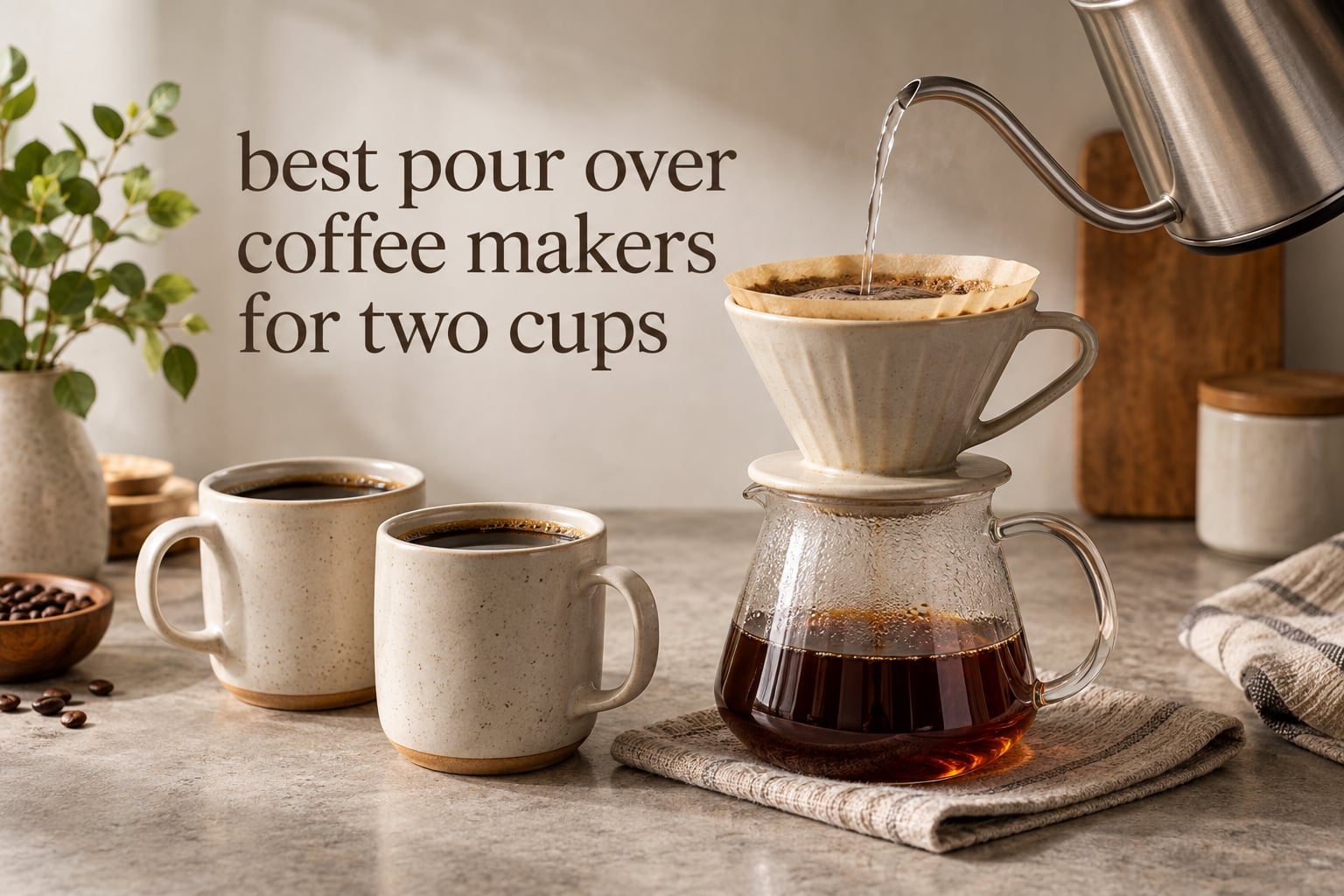 best pour over coffee makers for two cups