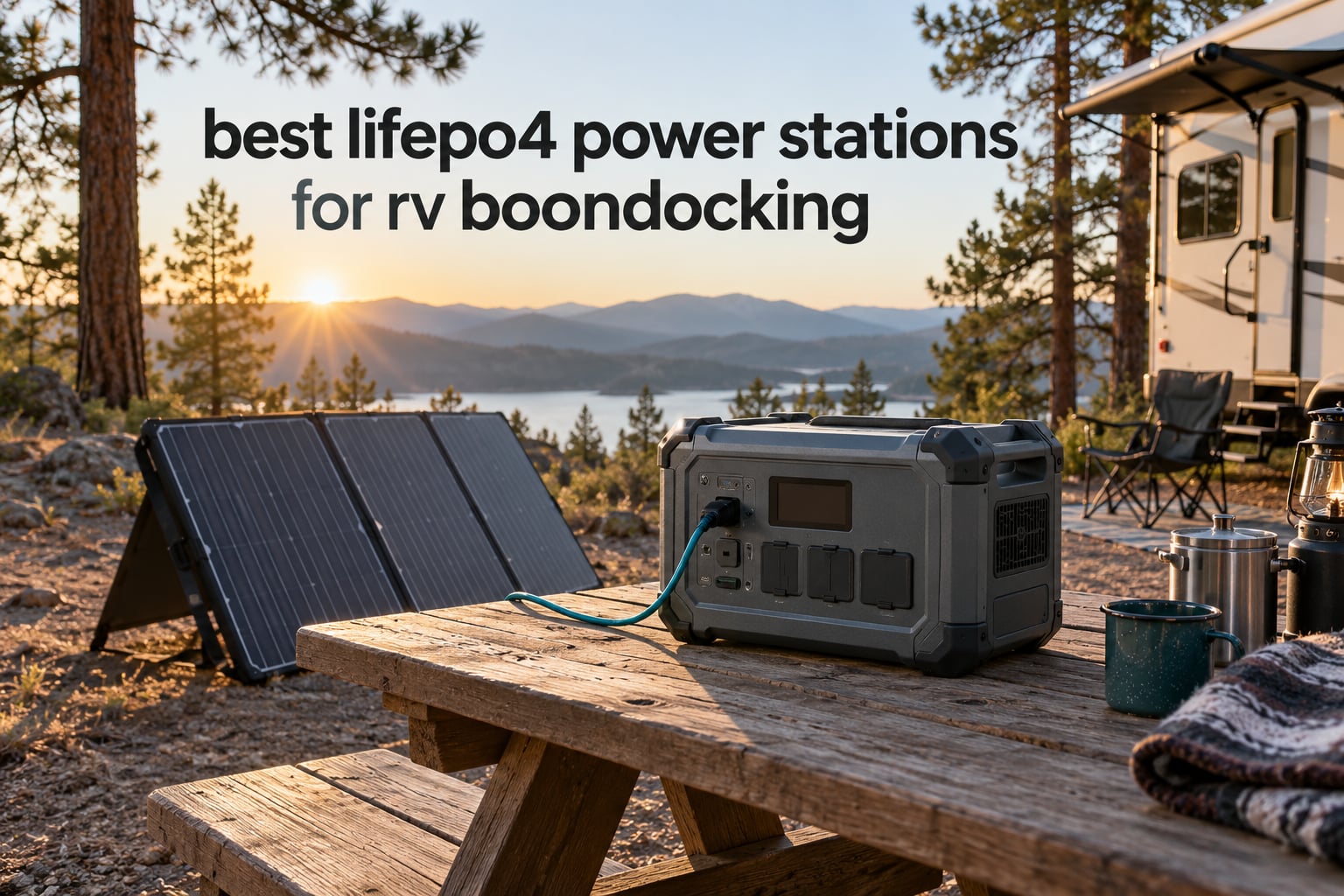 best lifepo4 power stations for rv boondocking