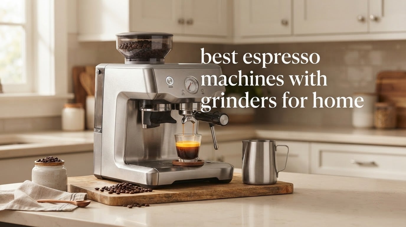 best espresso machines with grinders for home