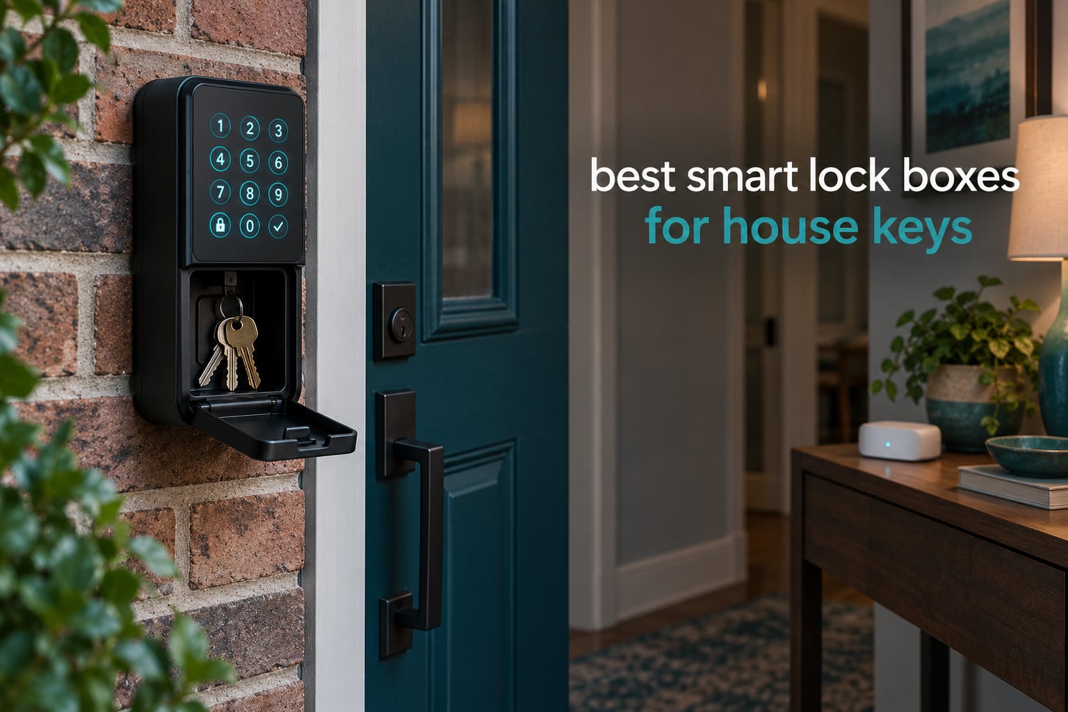 best smart lock boxes for house keys