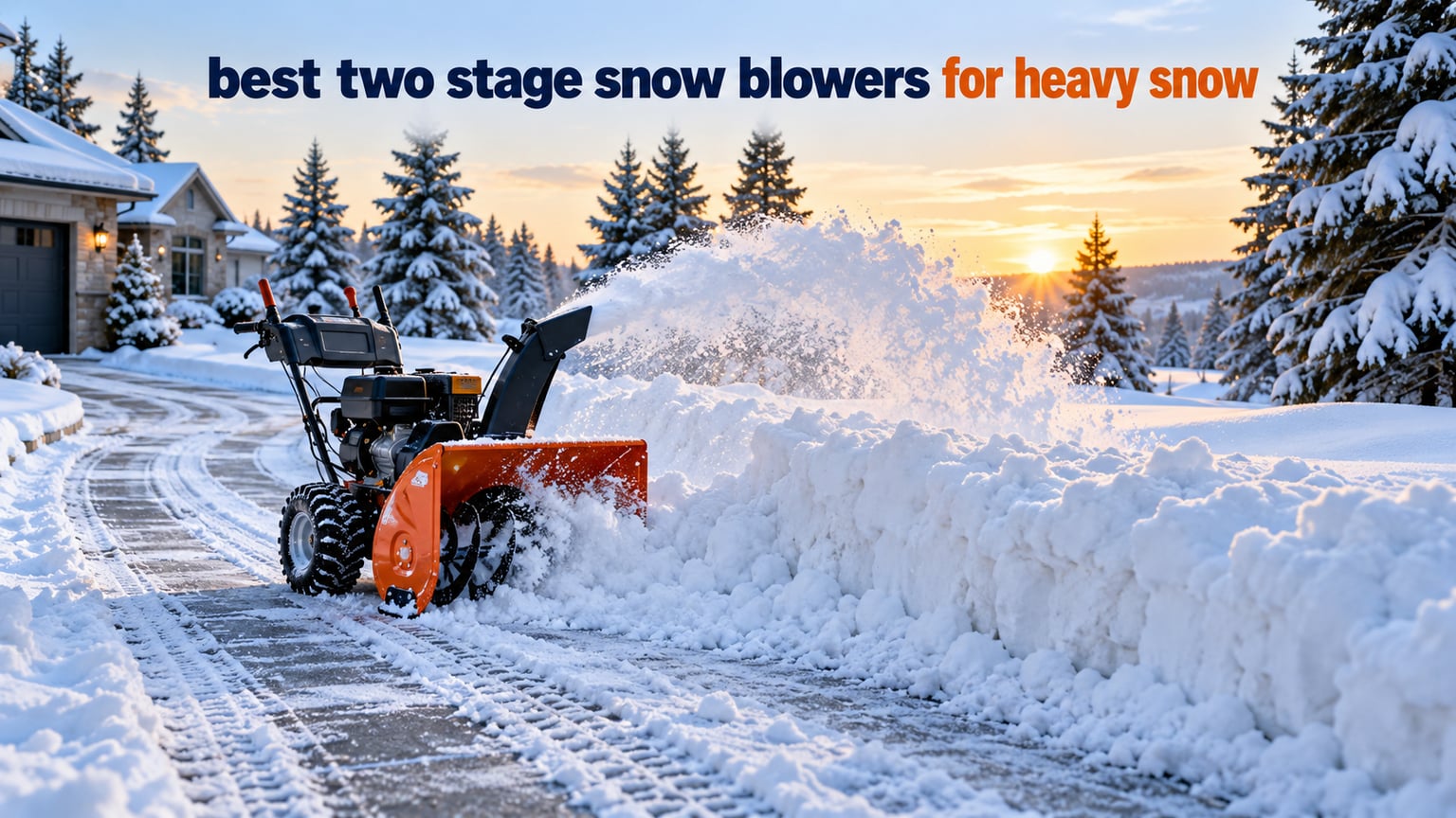 best two stage snow blowers for heavy snow