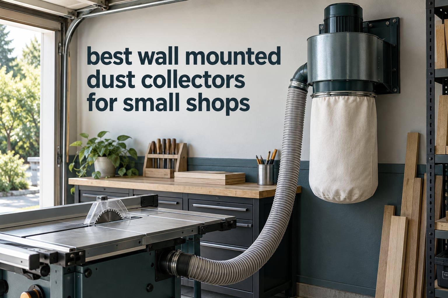 best wall mounted dust collectors for small shops