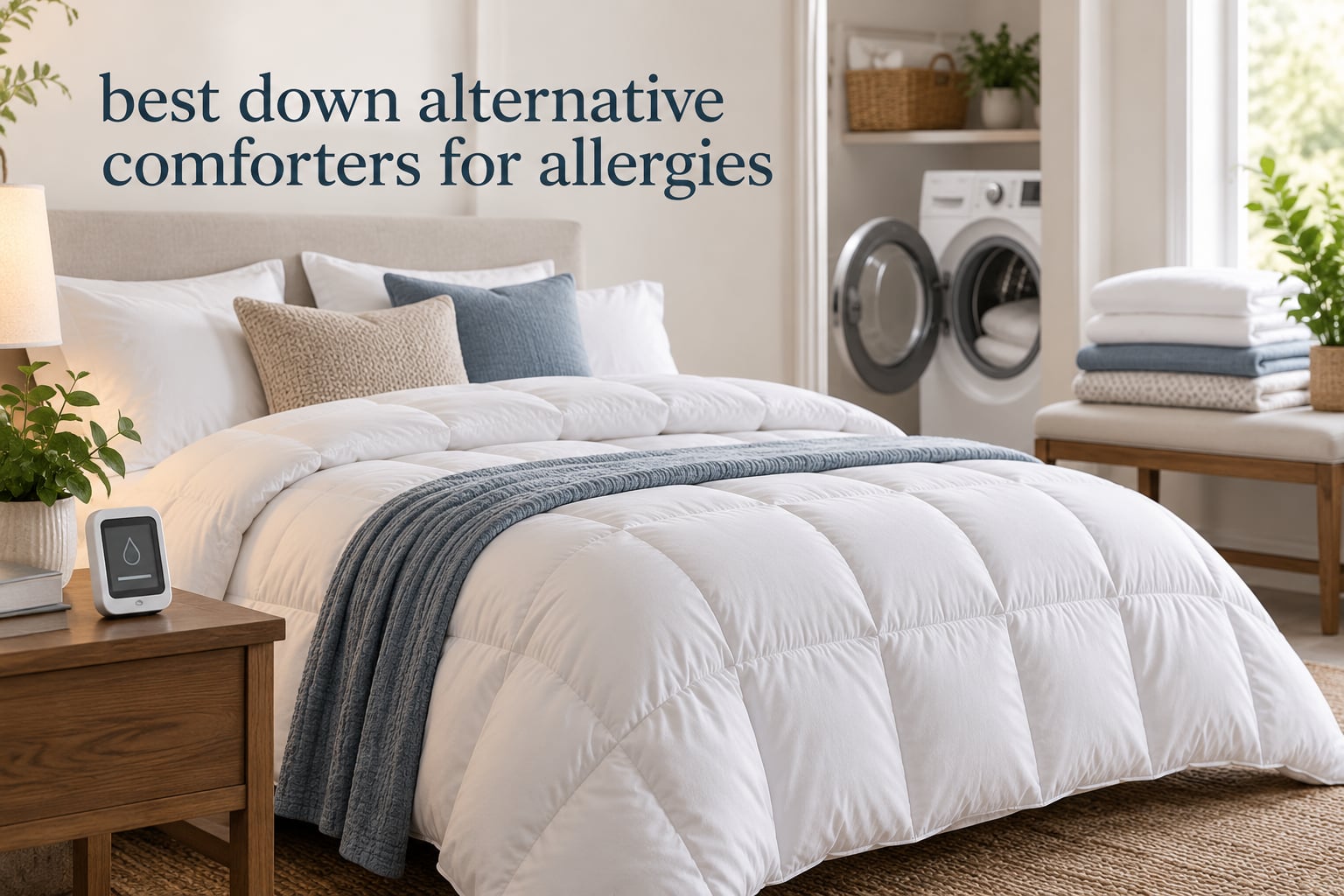best down alternative comforters for allergies