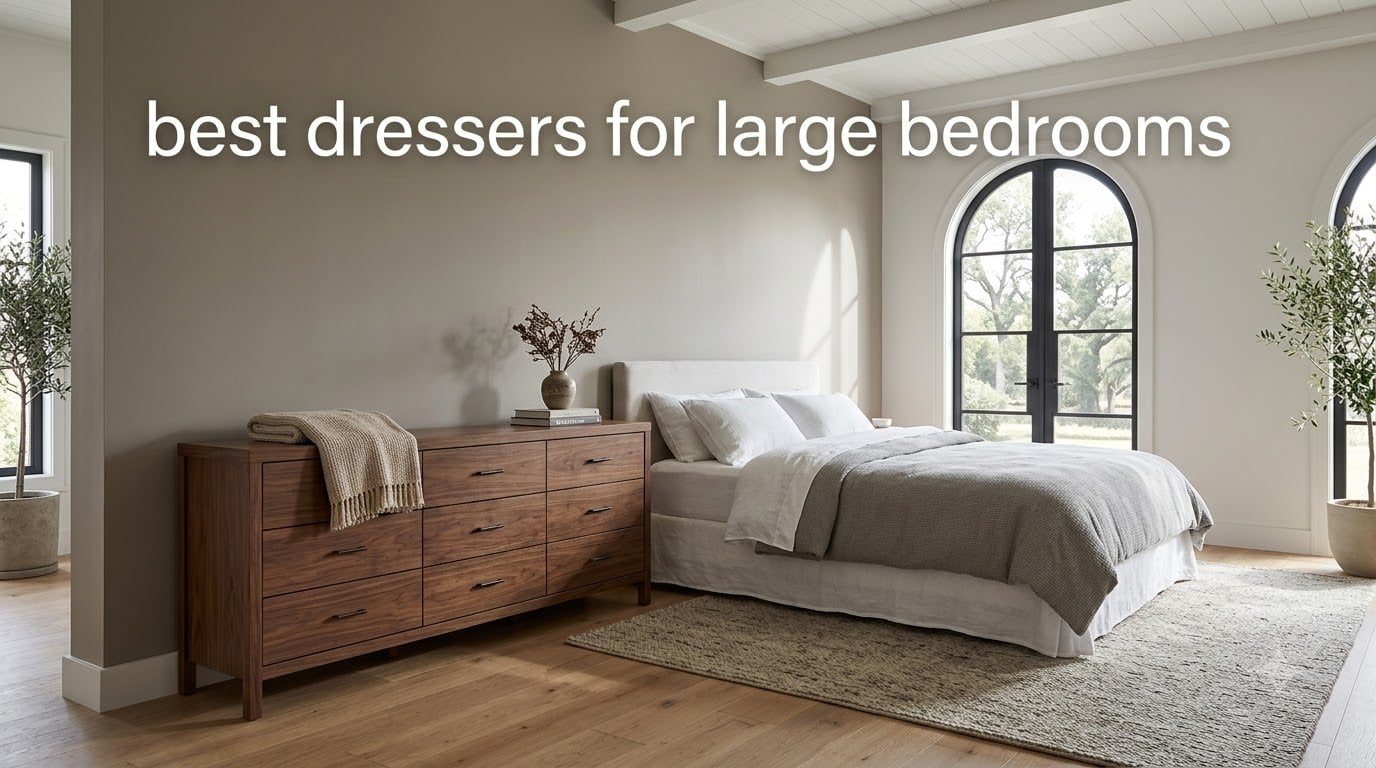 best dressers for large bedrooms
