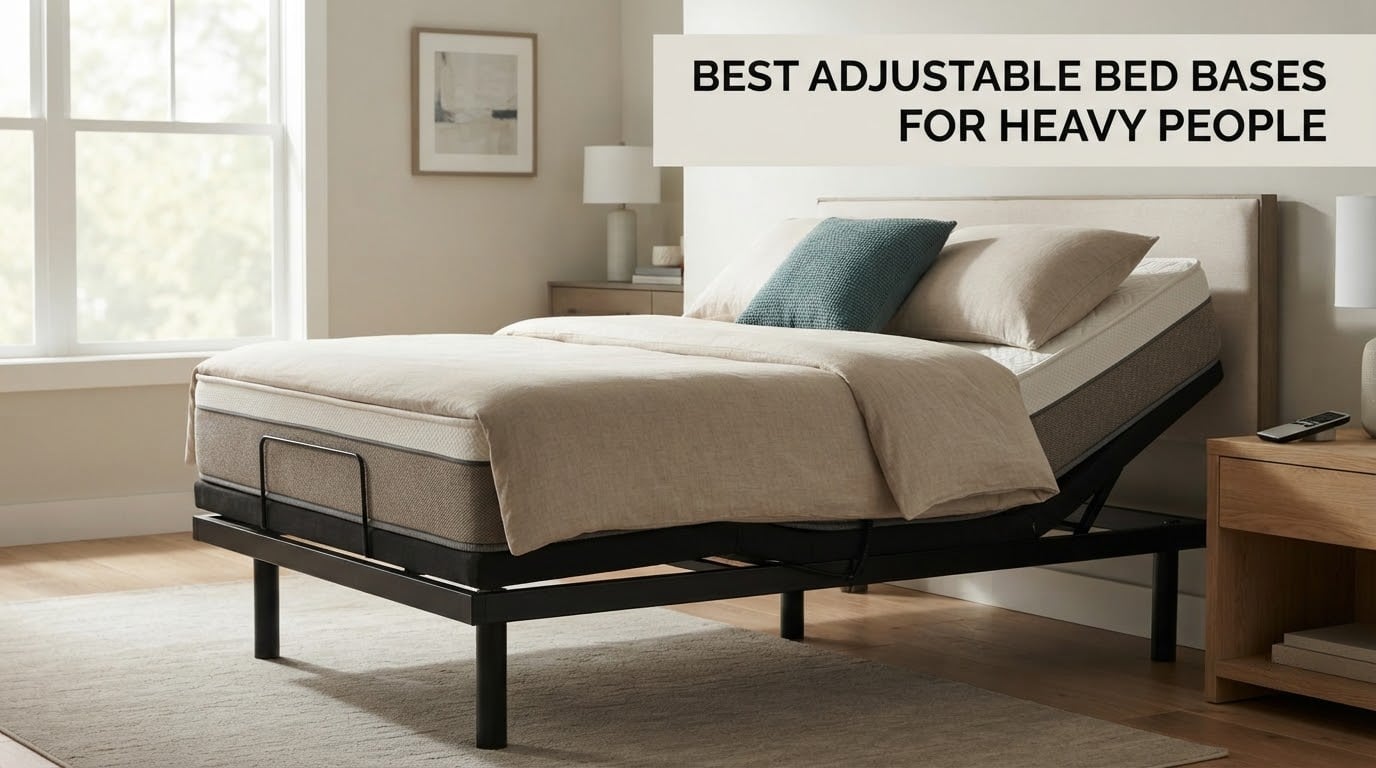 best adjustable bed bases for heavy people