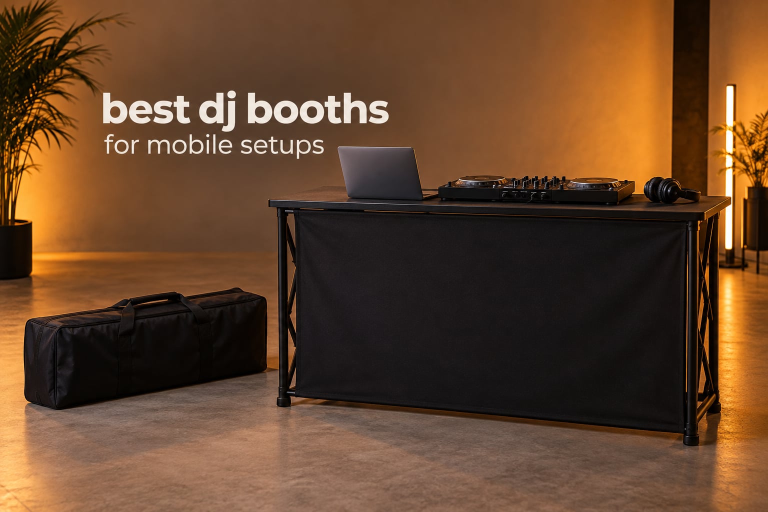 best dj booths for mobile setups