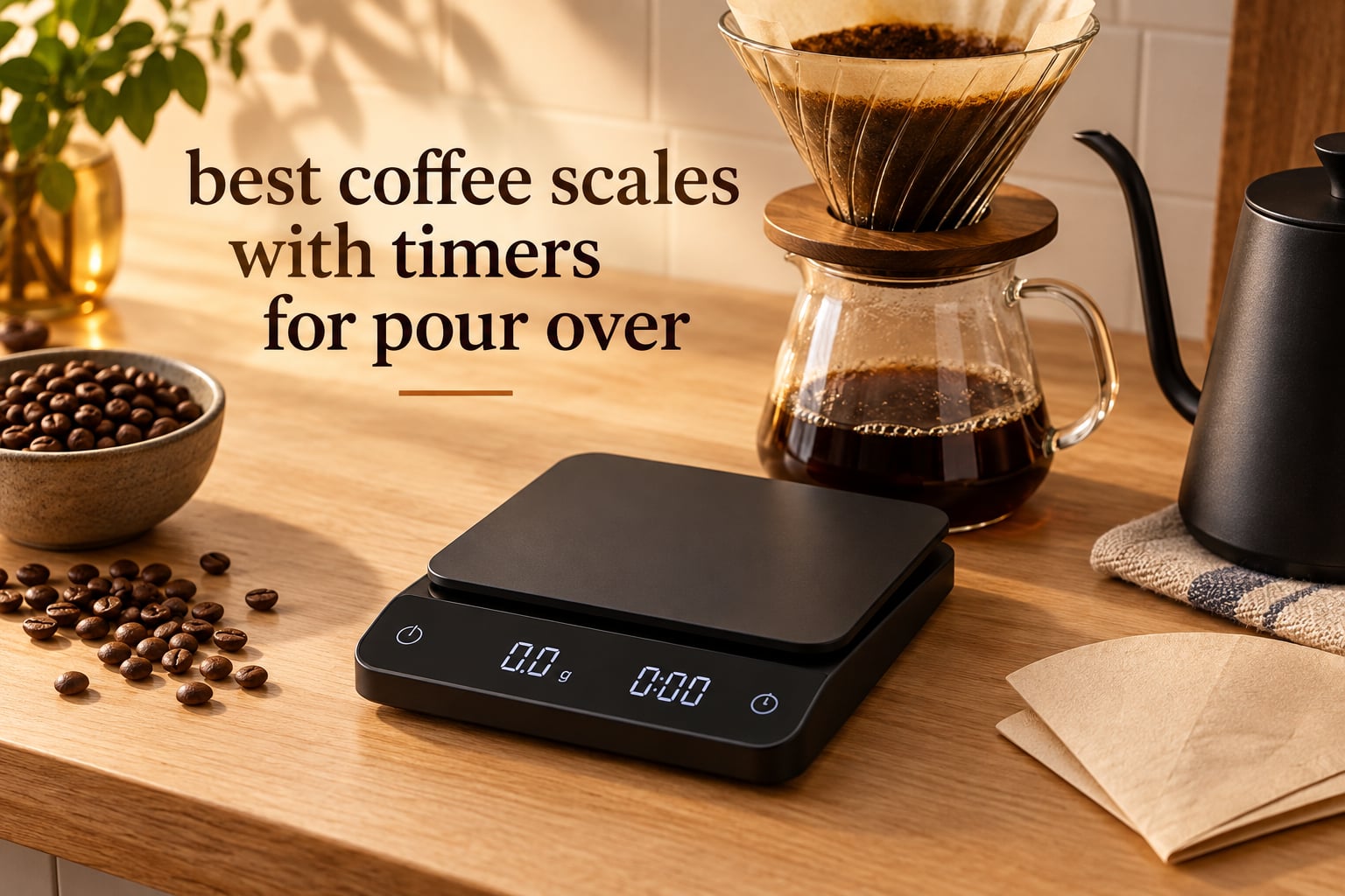 best coffee scales with timers for pour over