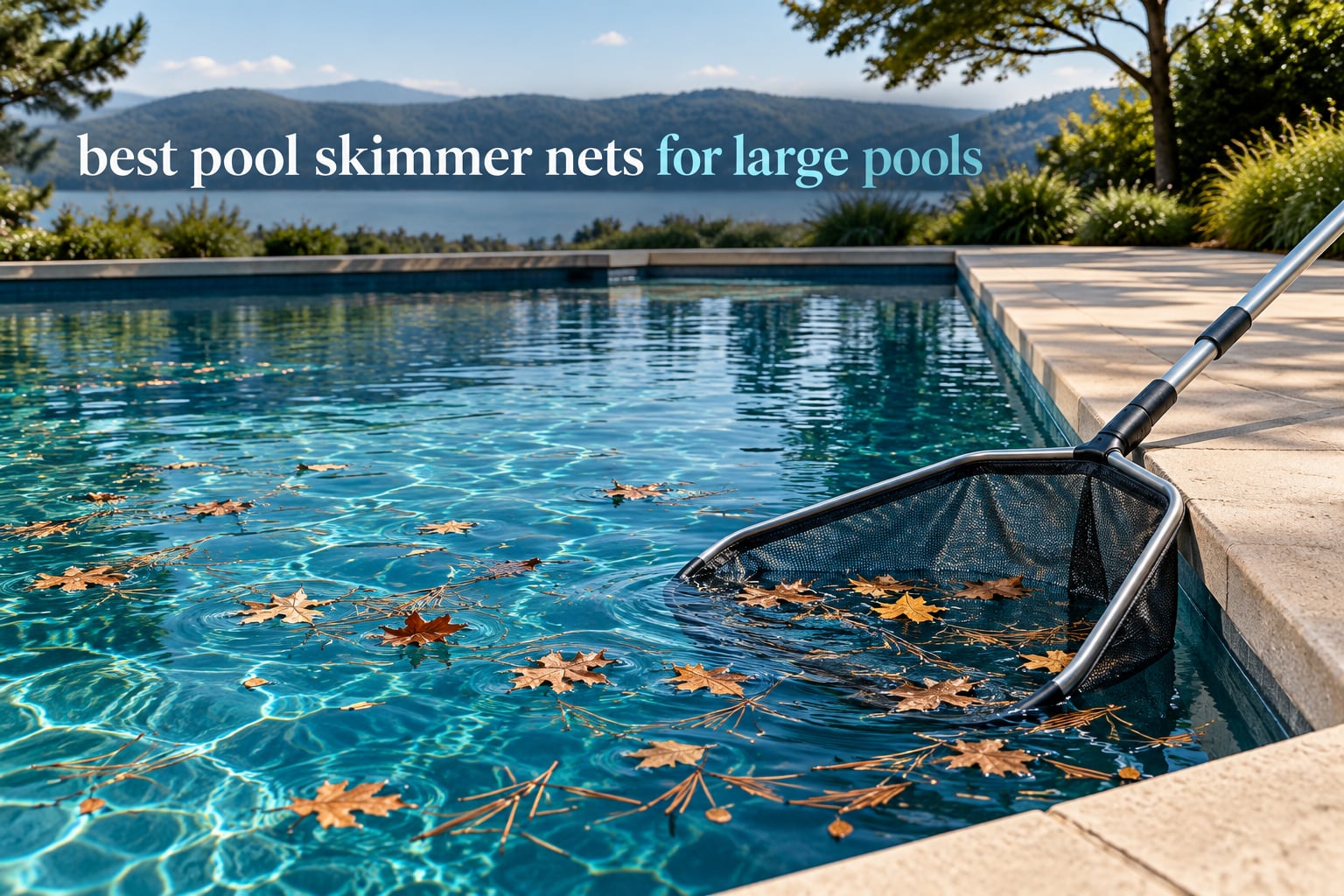 best pool skimmer nets for large pools