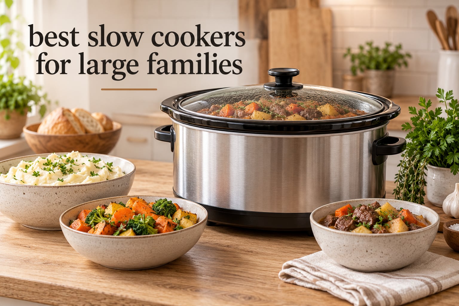 best slow cookers for large families