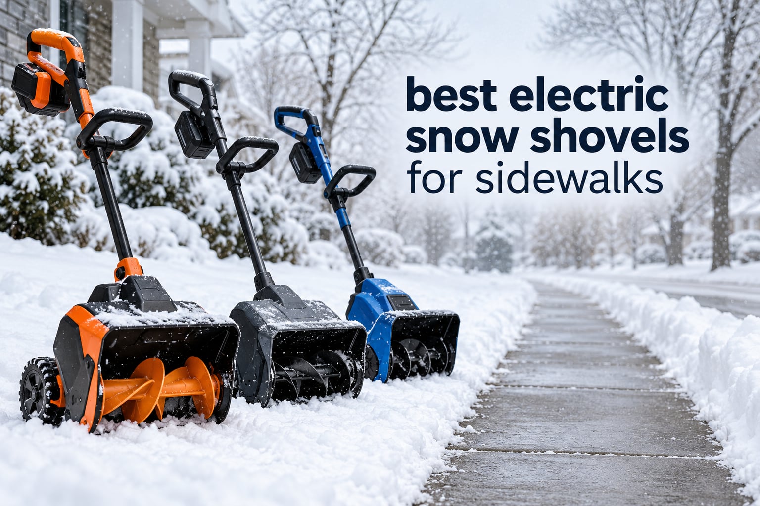 best electric snow shovels for sidewalks